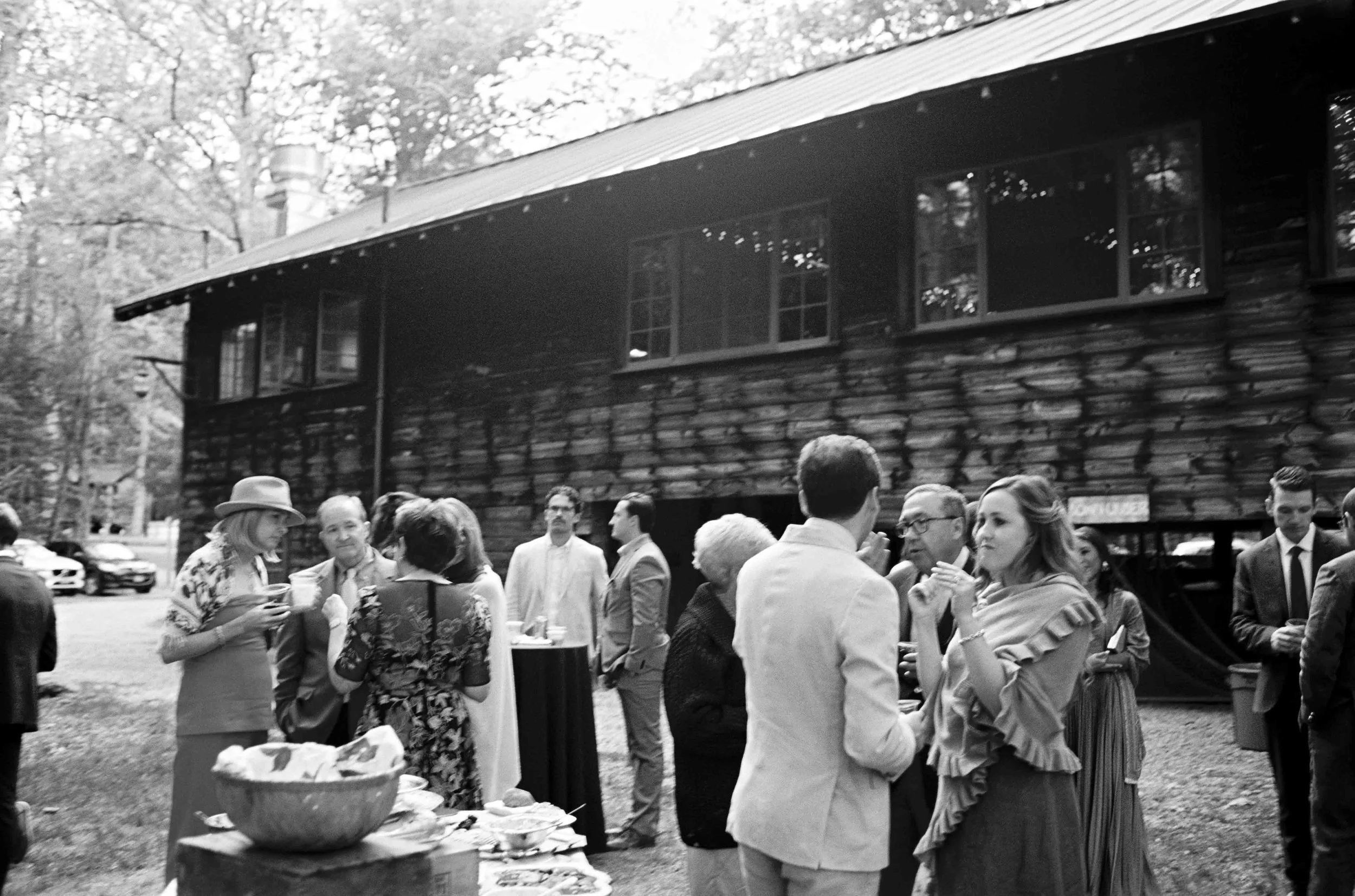 Cocktail Hour at Camp Bishopswood in Hope Maine