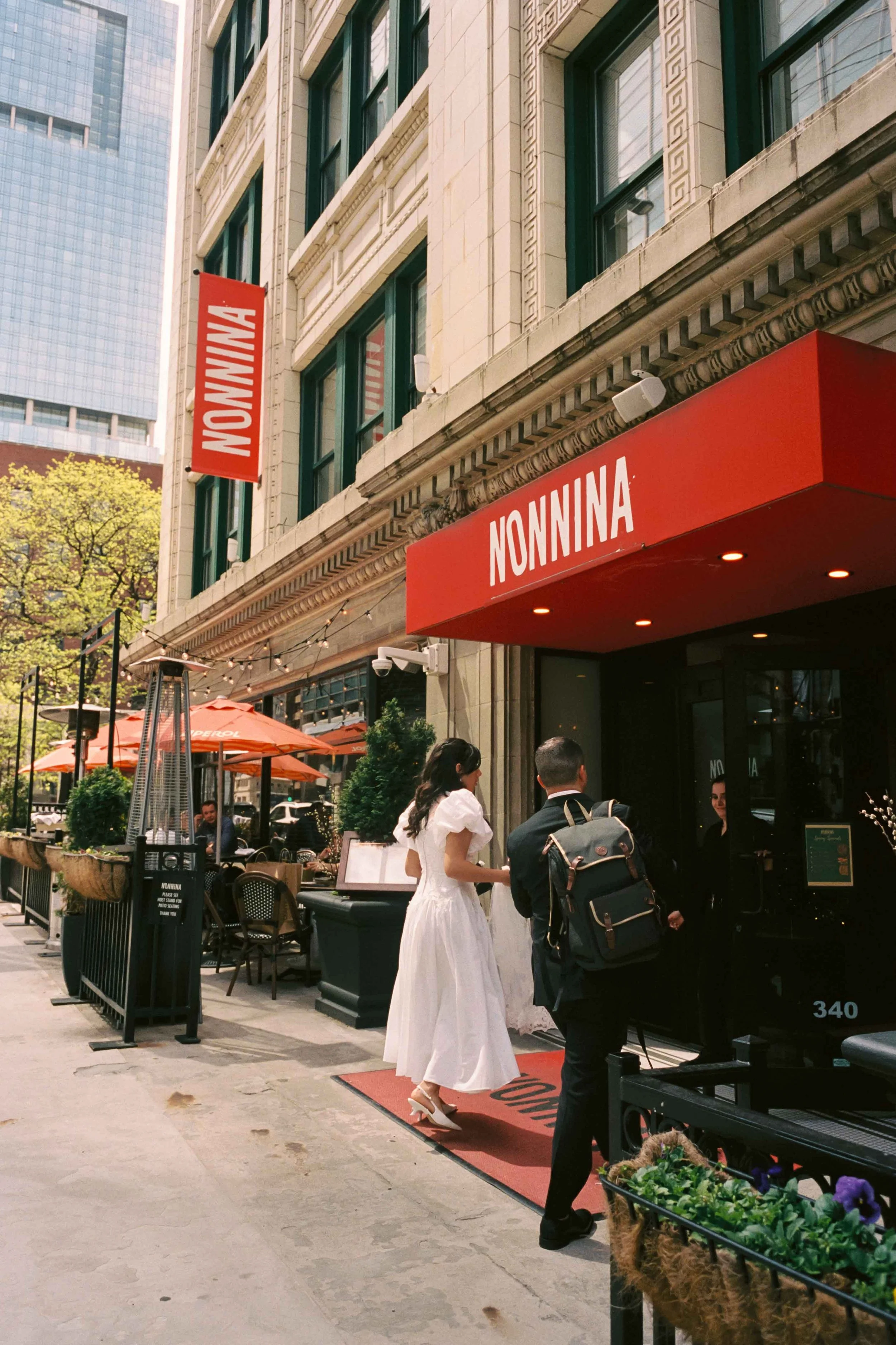 Wedding lunch at Nonnina's in Chicago