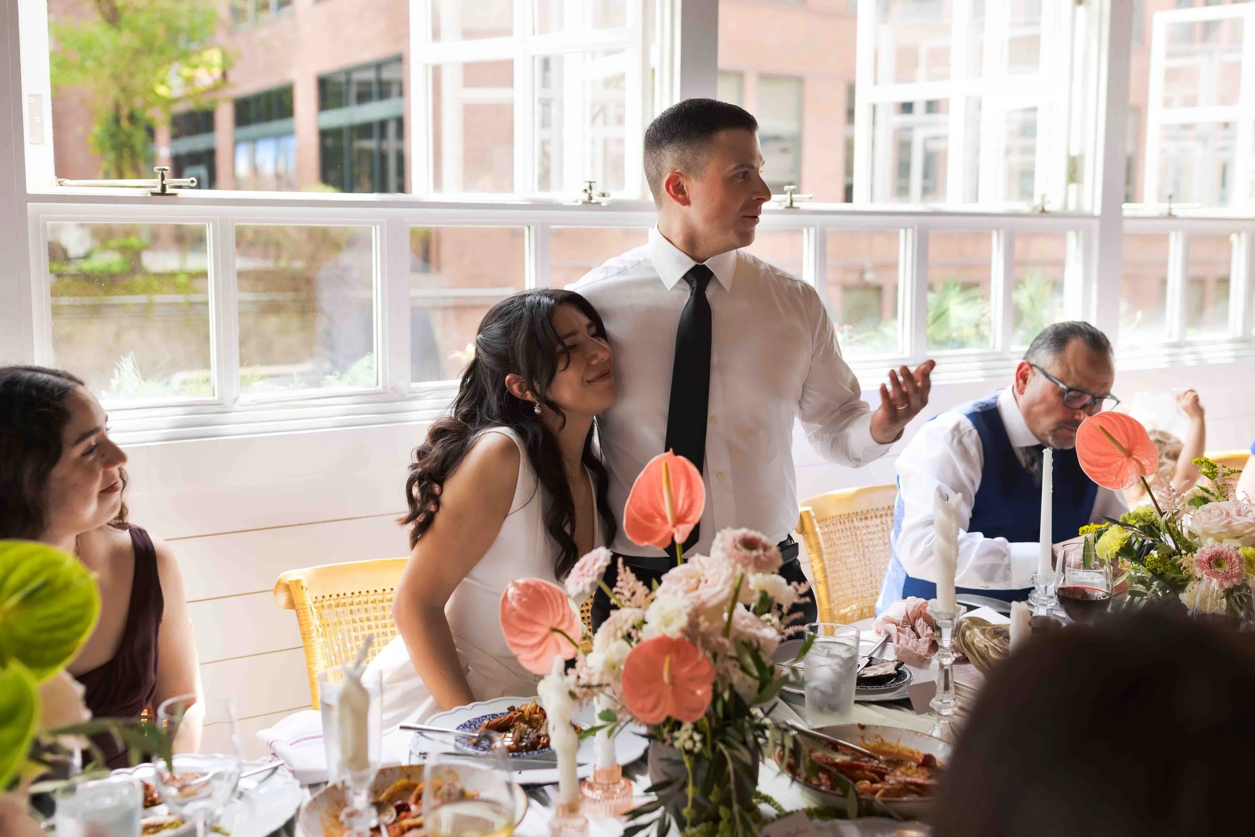 Groom's speech at his wedding day at Nonnina's