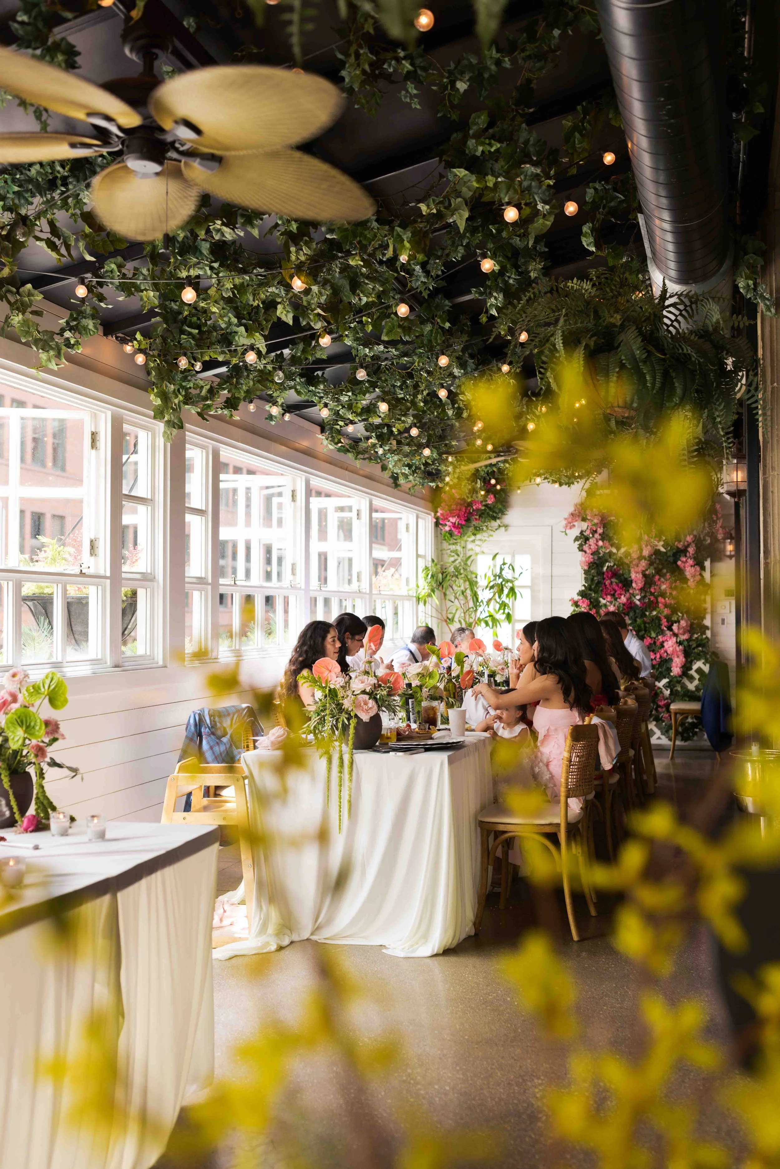 Romantic and intimate wedding lunch at Nonnina's in Chicago, Illinois