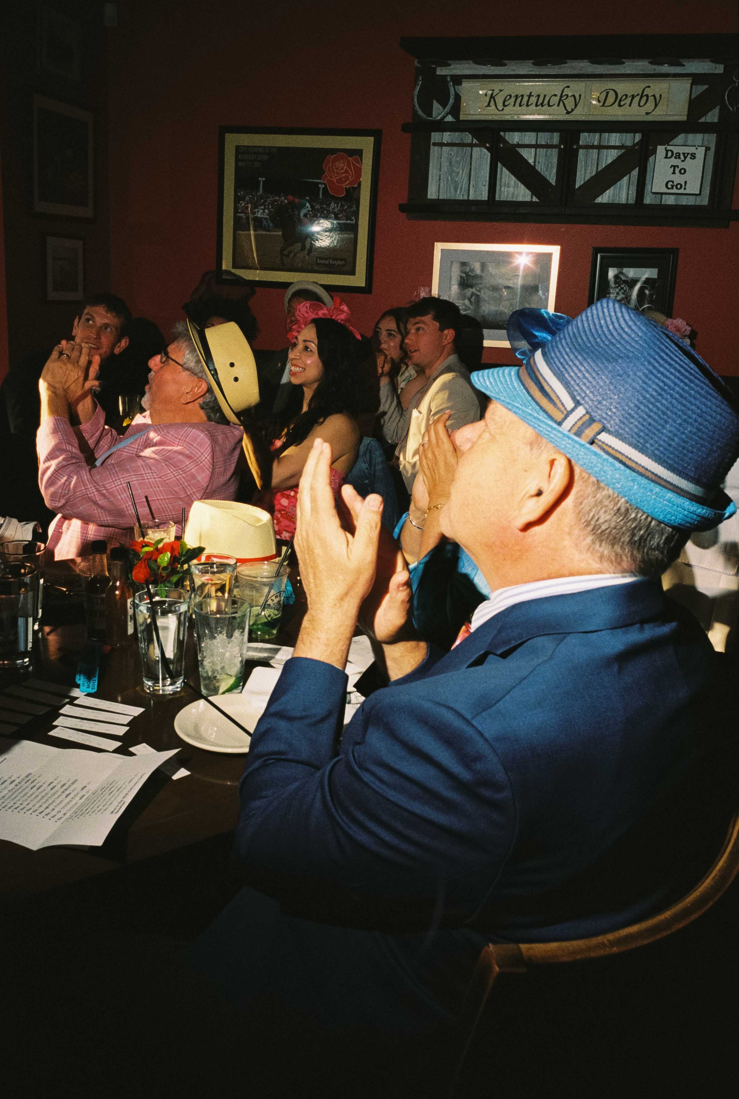 People watching the Kentucky Derby at Maxie's in Milwaukee