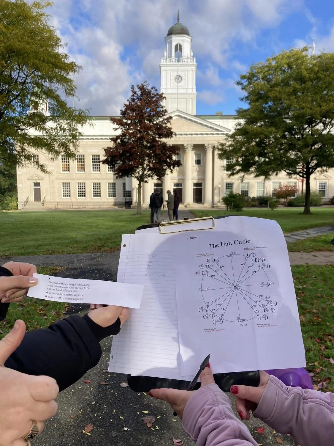 Pre Calculus 12 The Unit Circle Relay — Nova Scotia ASK
