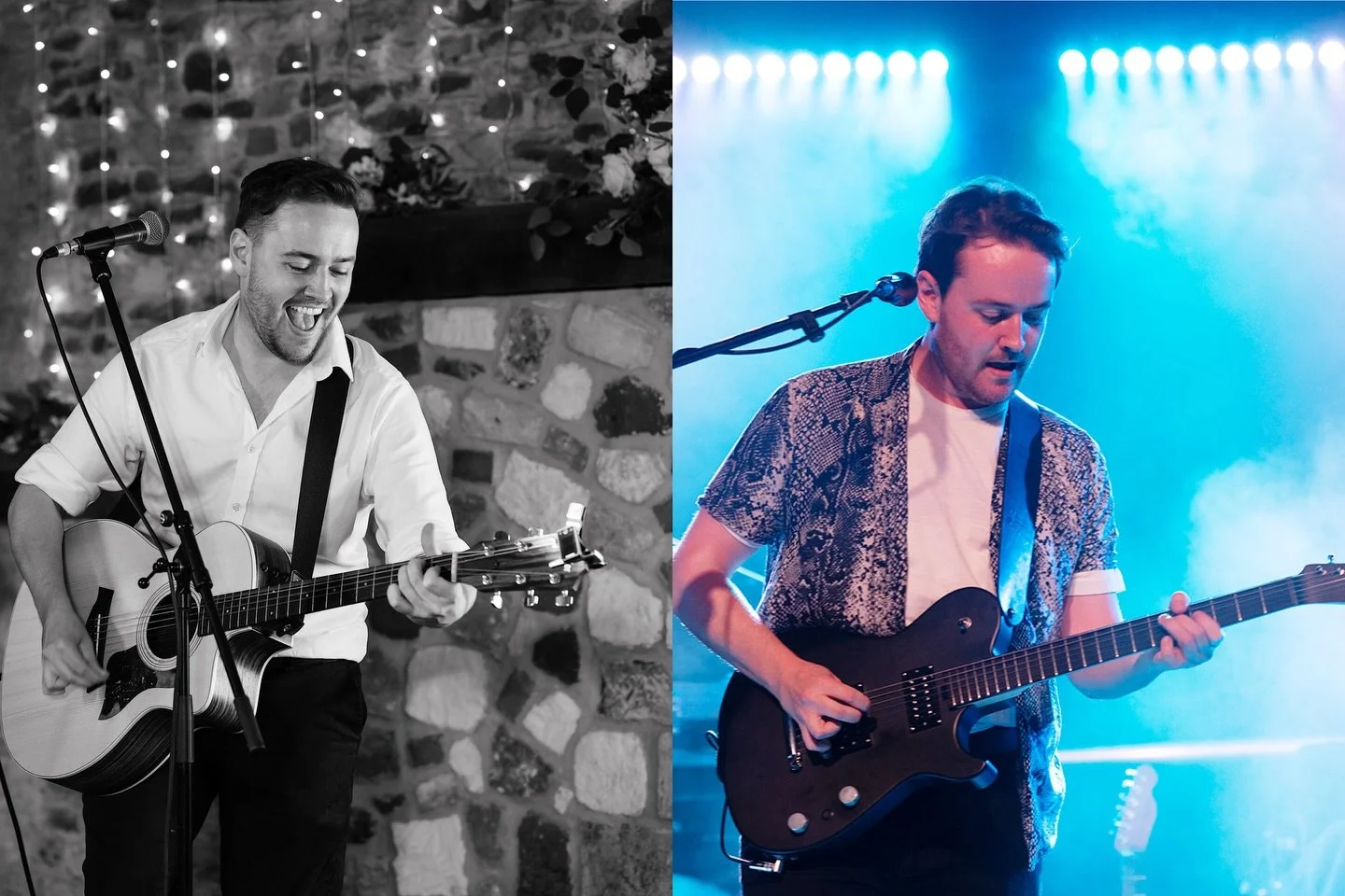 Acoustic or electric for your wedding?
It really comes down to the vibe you&rsquo;re going for.

You can sing along and dance to both &mdash; but they feel very different. I love playing in a band&hellip; thumping drums, grooving bass and the odd fac