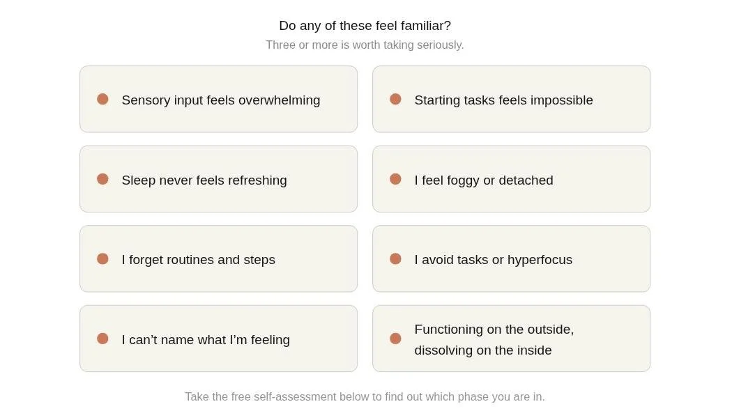 ADHD burnout symptoms: A Quick Self-Check