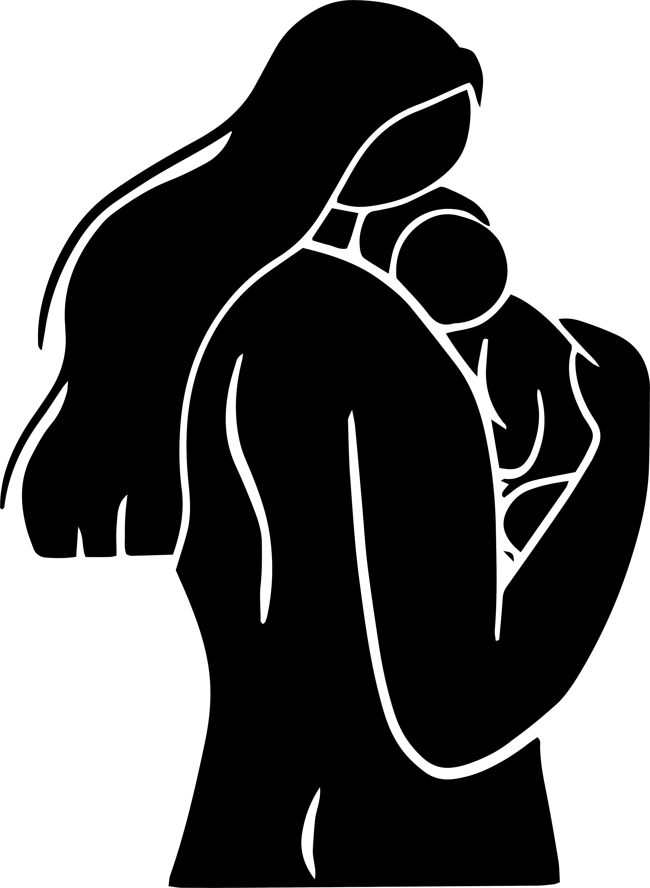 drawing of mother and baby, neuroaffirming virtual doula