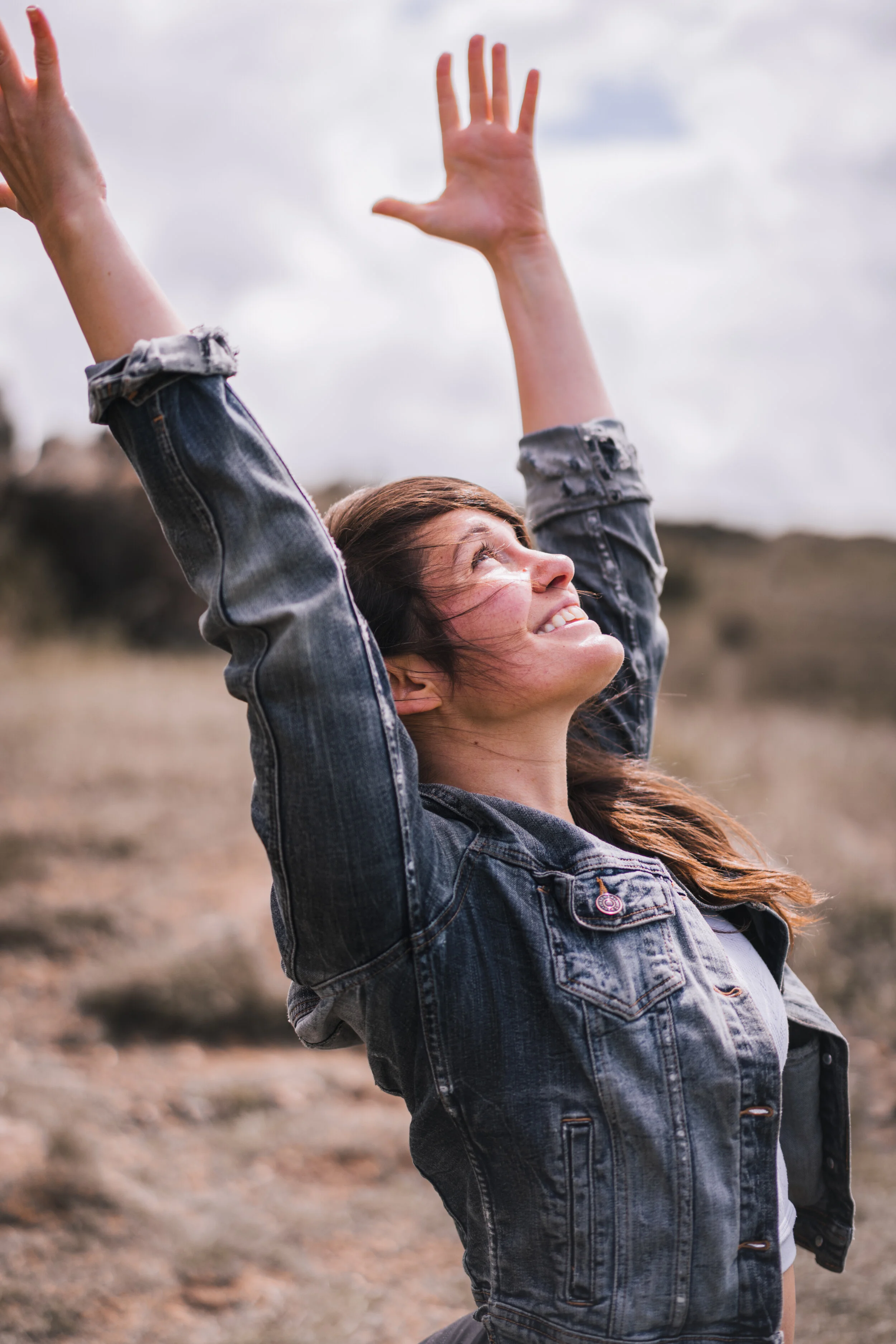 Yoga photography on Arthur's seat, Edinburgh
