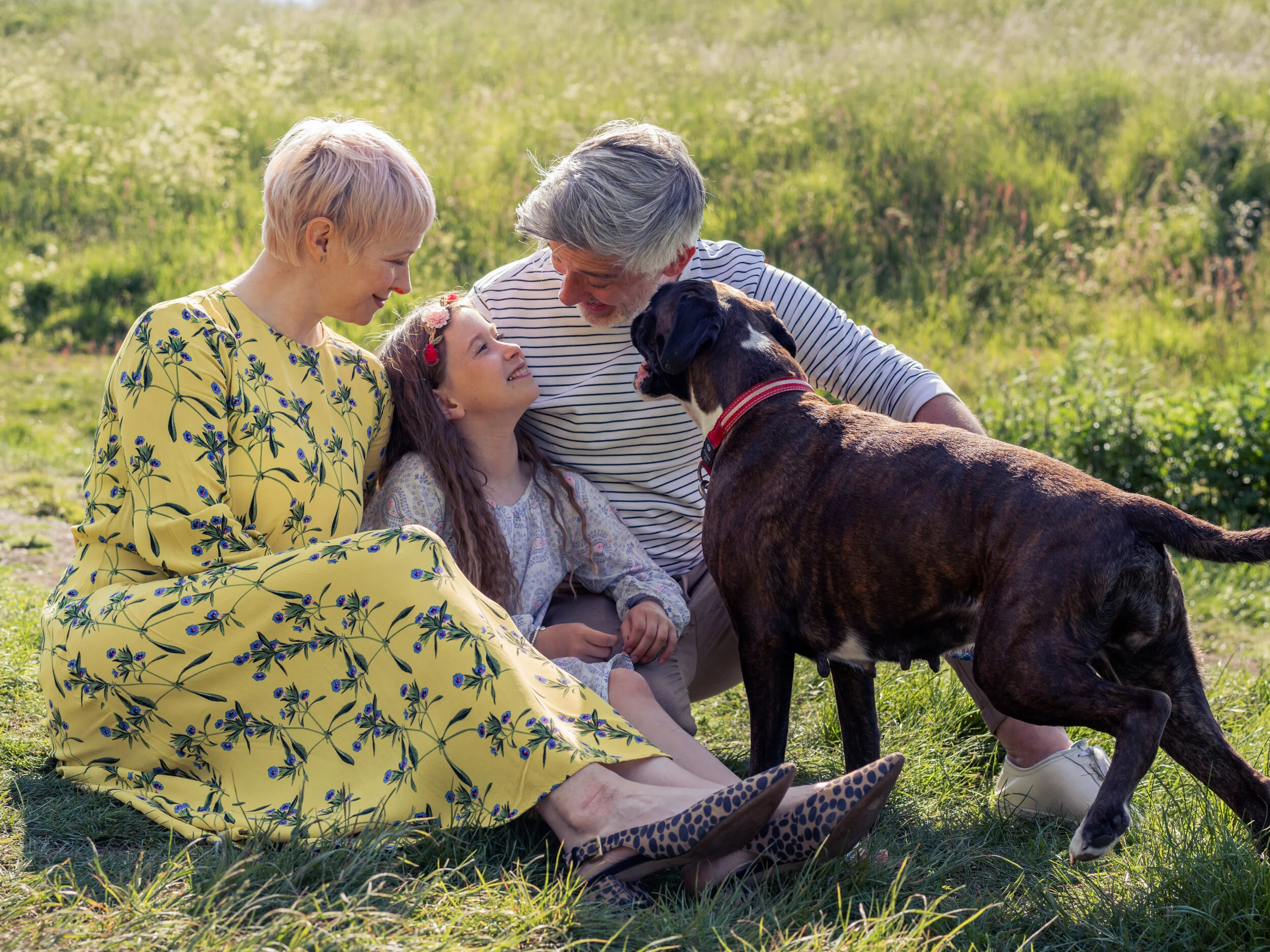 Family photoshoot on Arthur's Seat, Edinburgh