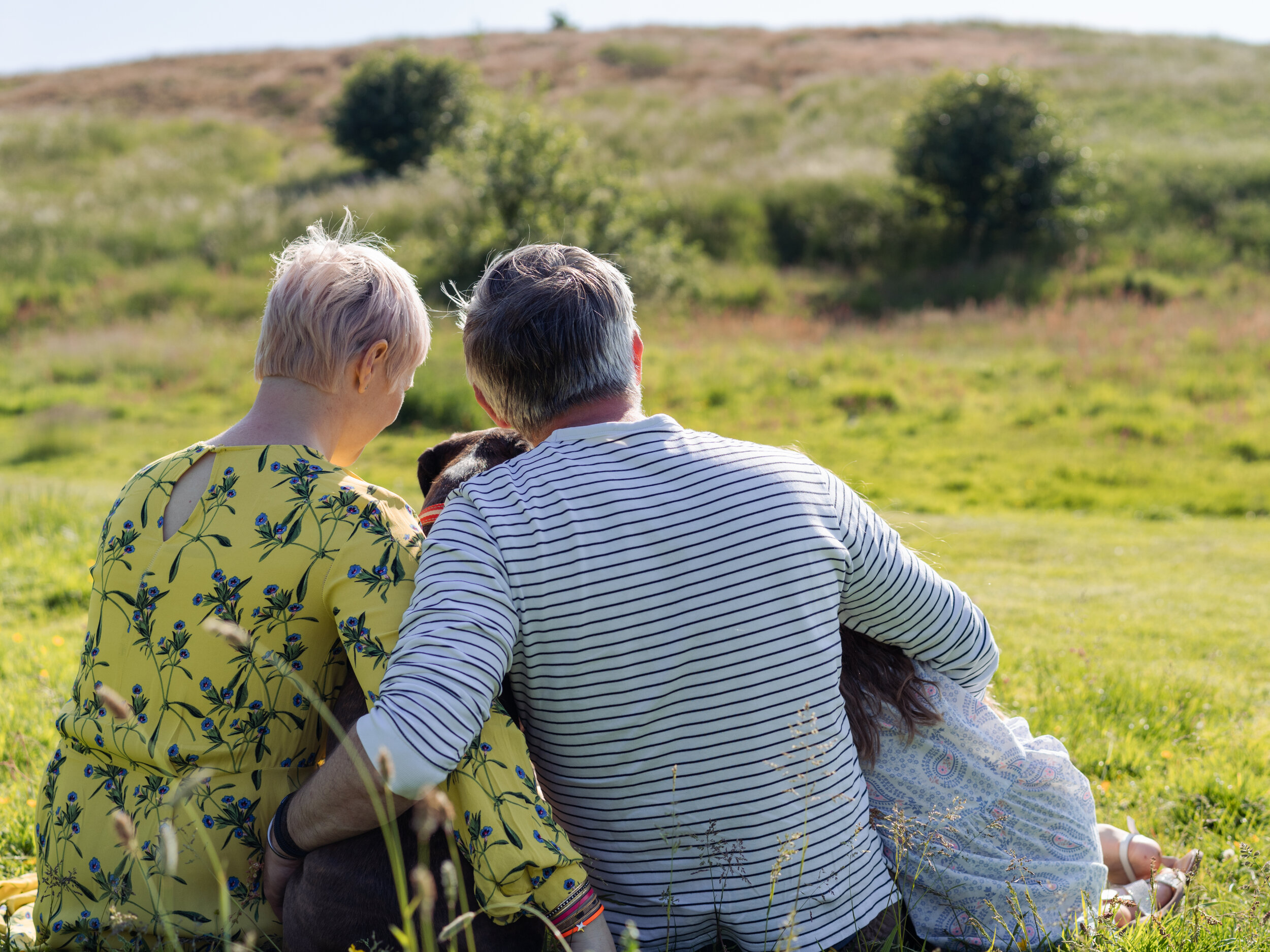 Family photoshoot on Arthur's Seat, Edinburgh