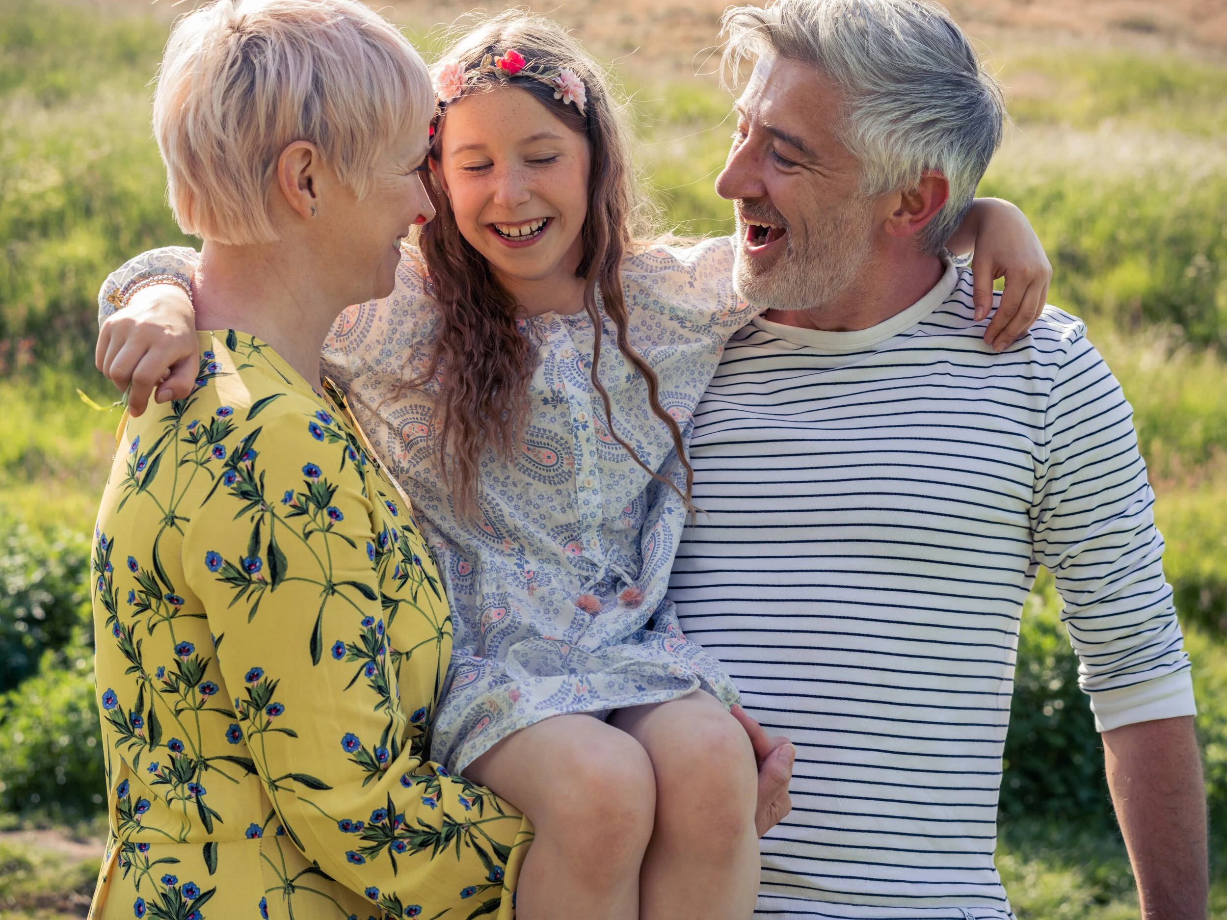 Family photoshoot on Arthur's Seat, Edinburgh
