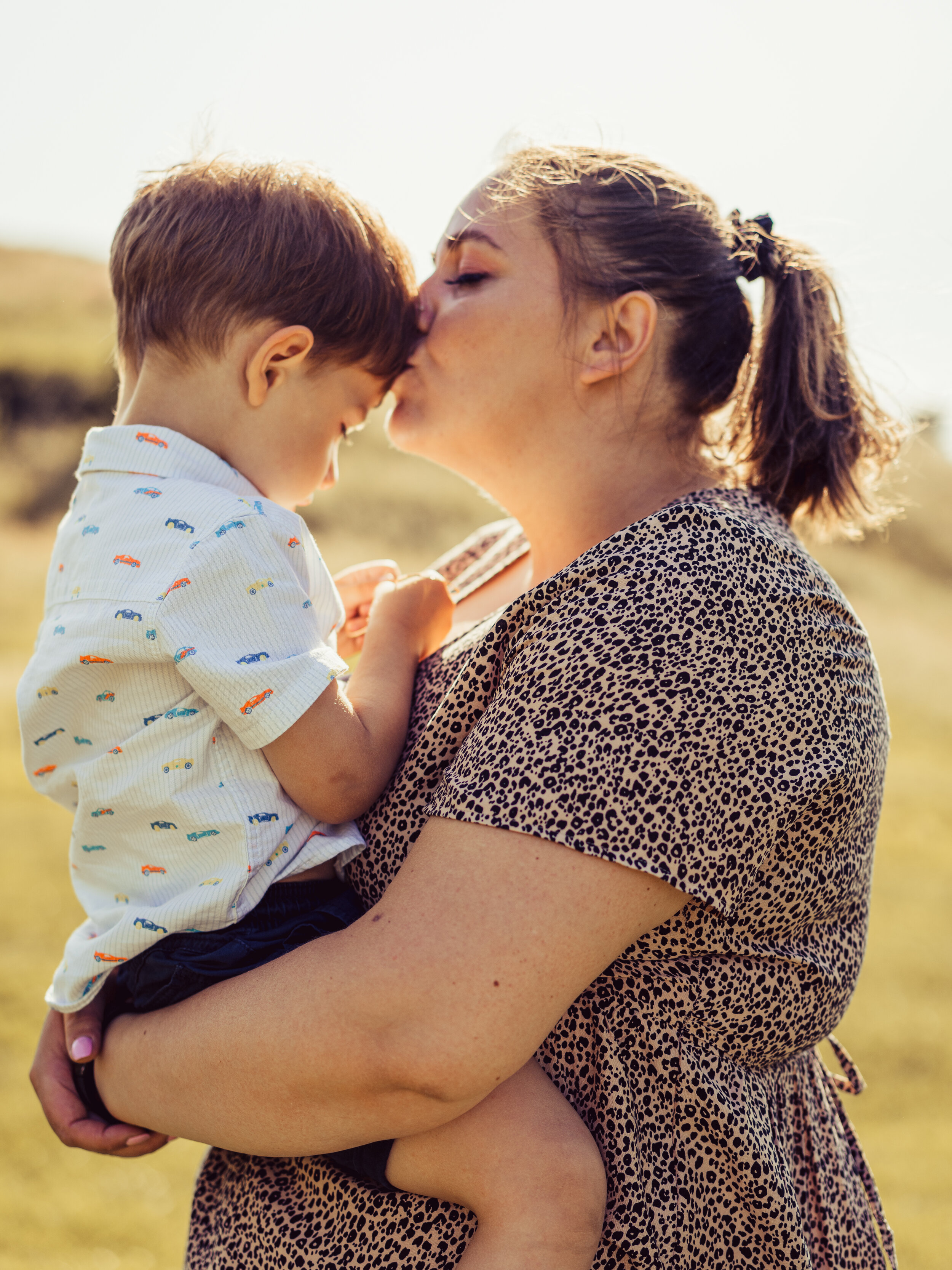 Family photoshoot on Arthur's Seat, Edinburgh