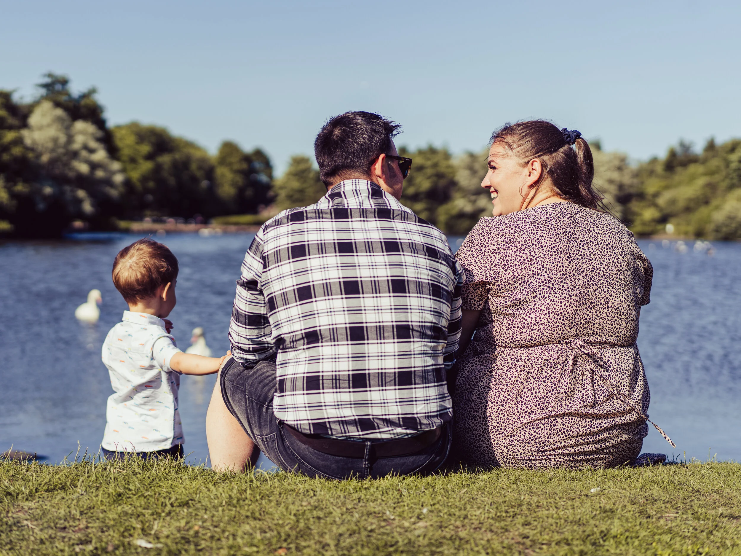 Family photoshoot on Arthur's Seat, Edinburgh