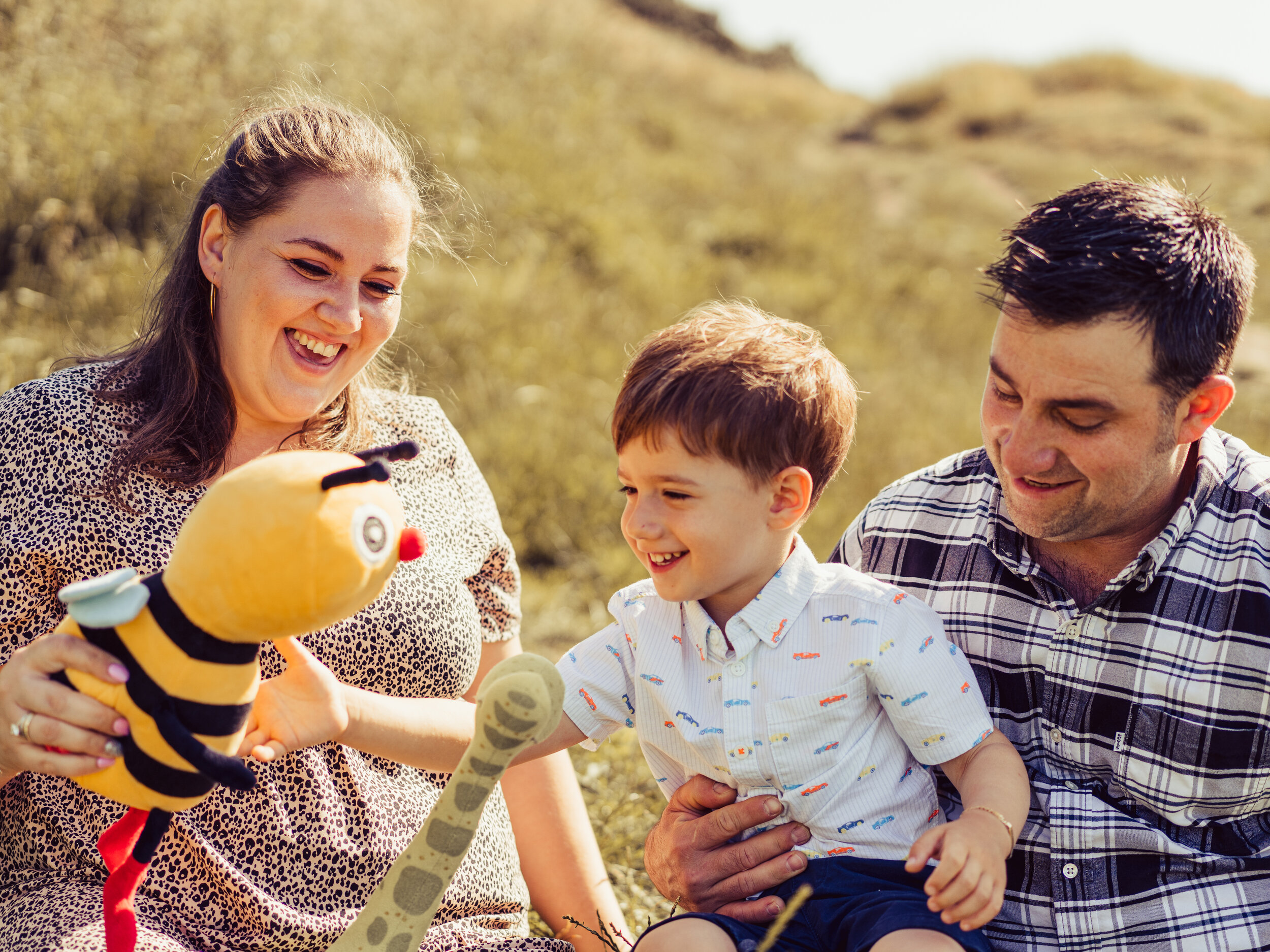 Family photoshoot on Arthur's Seat, Edinburgh