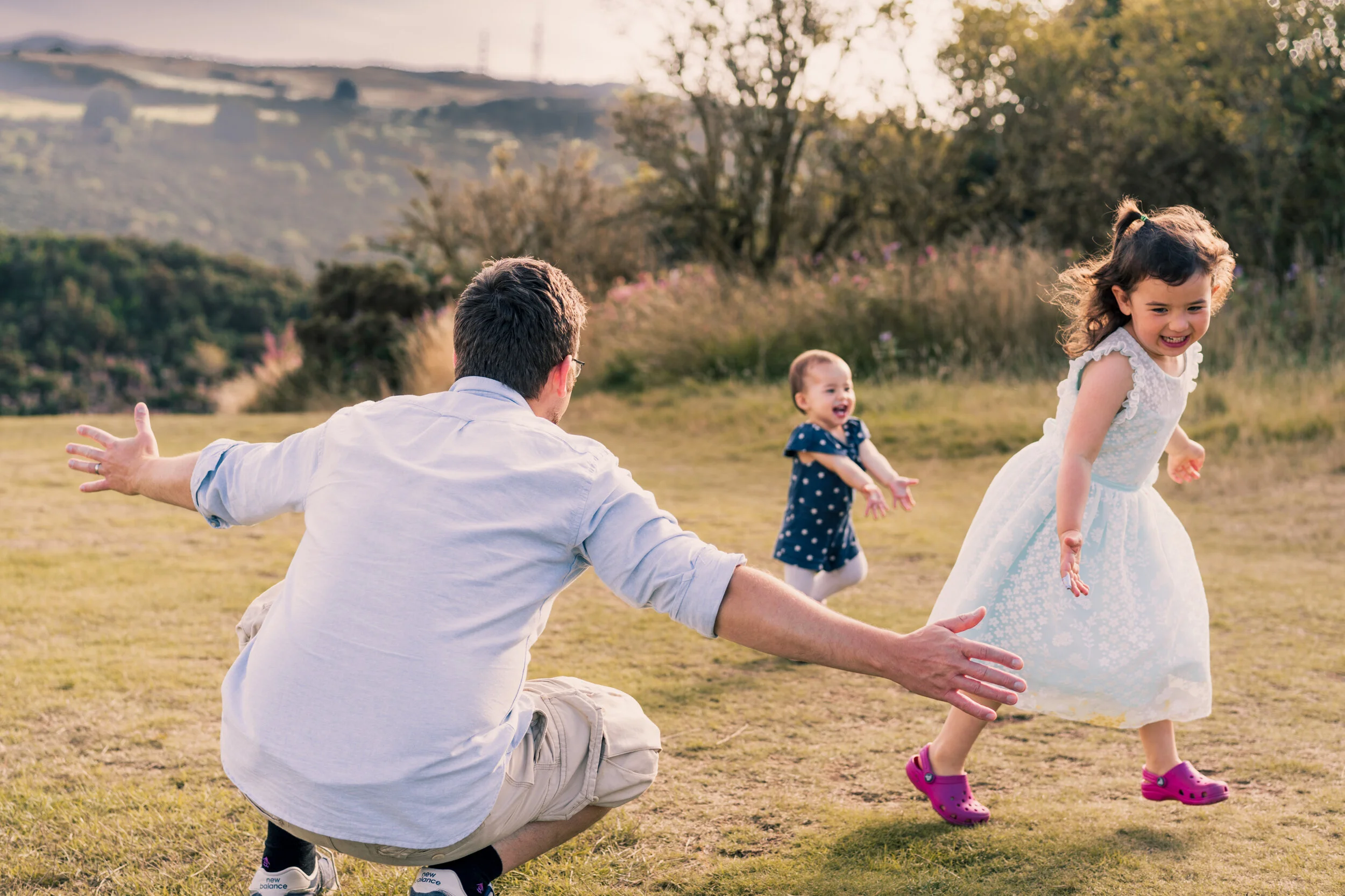 Family activities on Blackford Hill