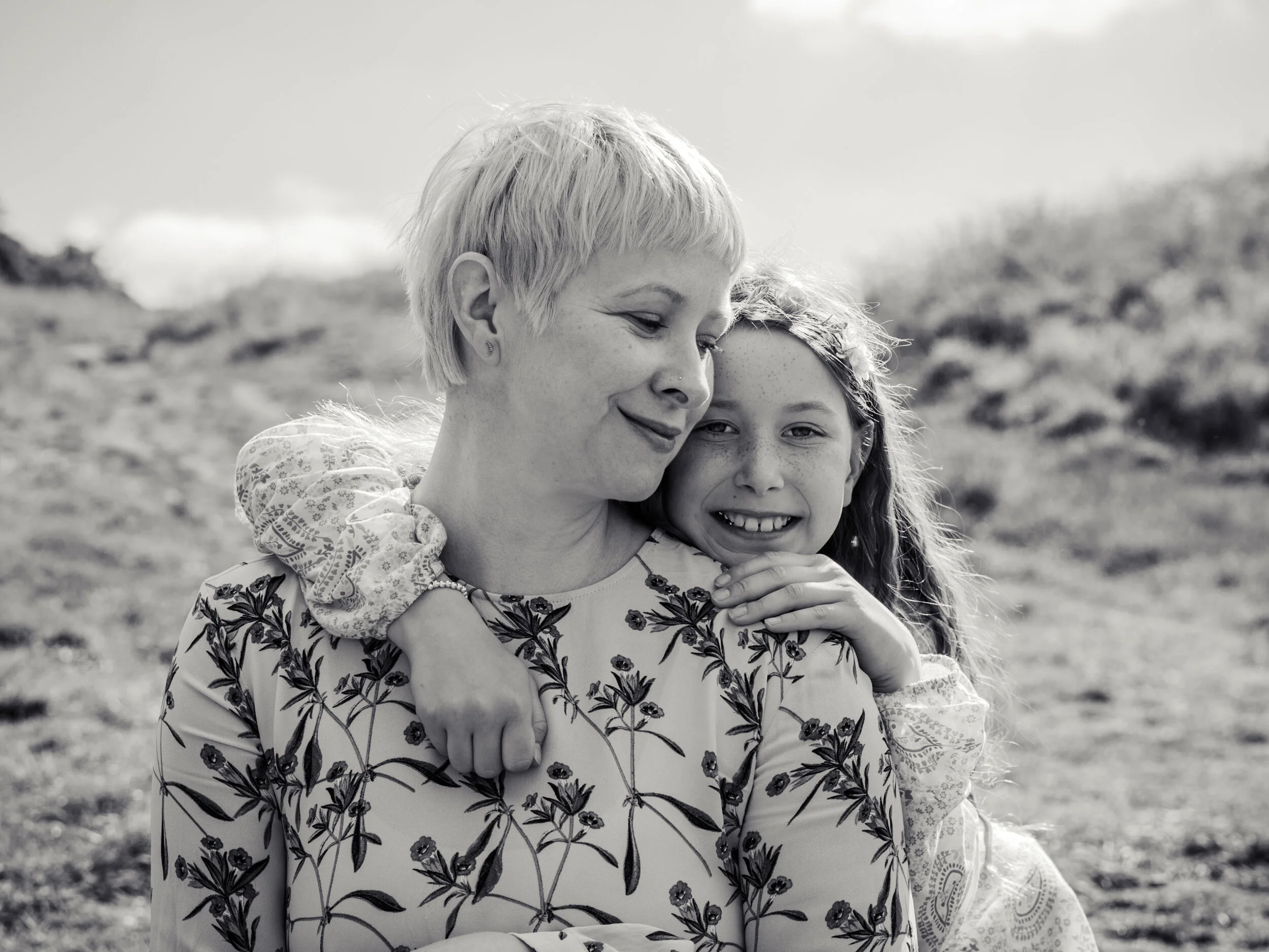 Family photoshoot on Arthur's Seat, Edinburgh