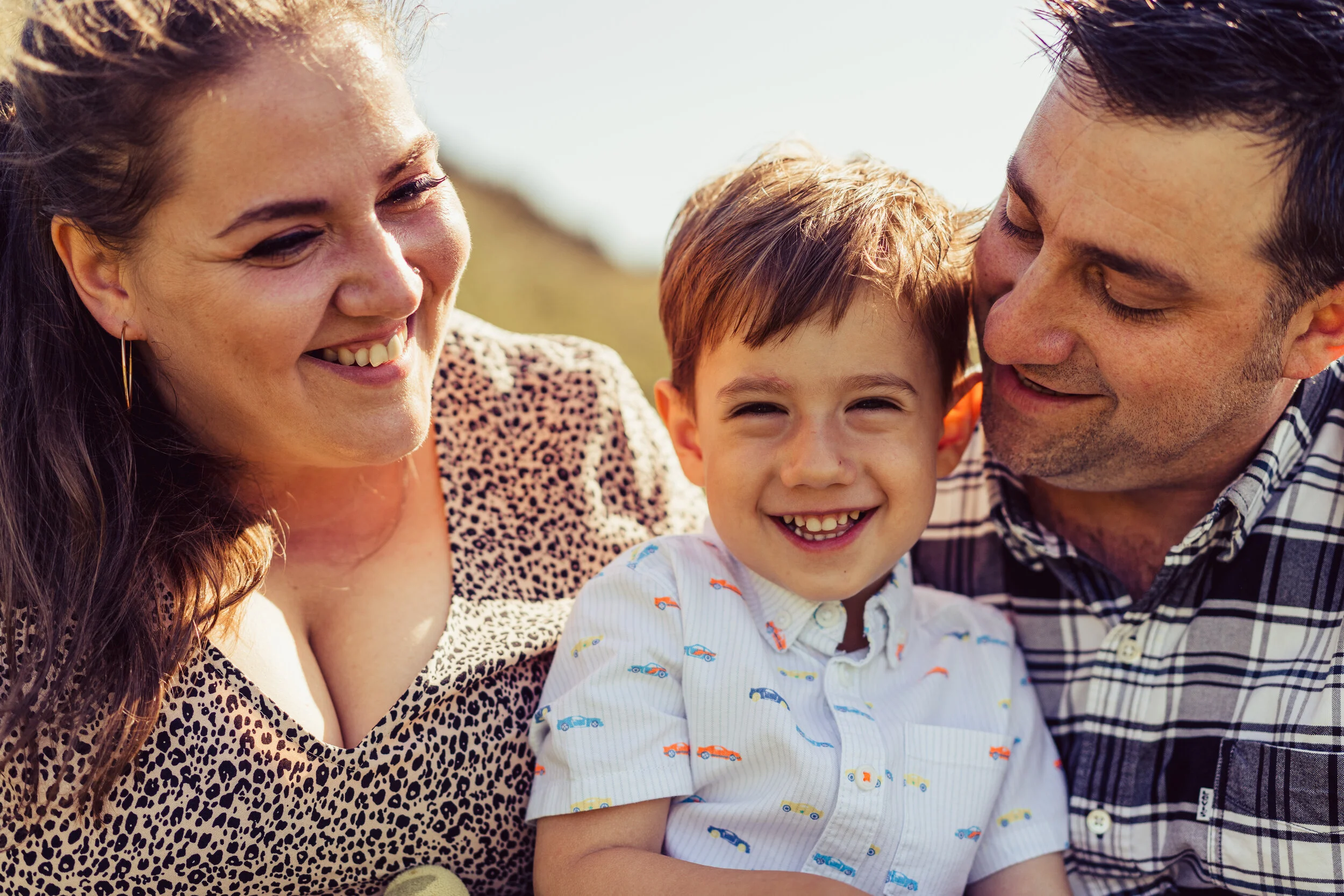 Family photoshoot on Arthur's Seat, Edinburgh