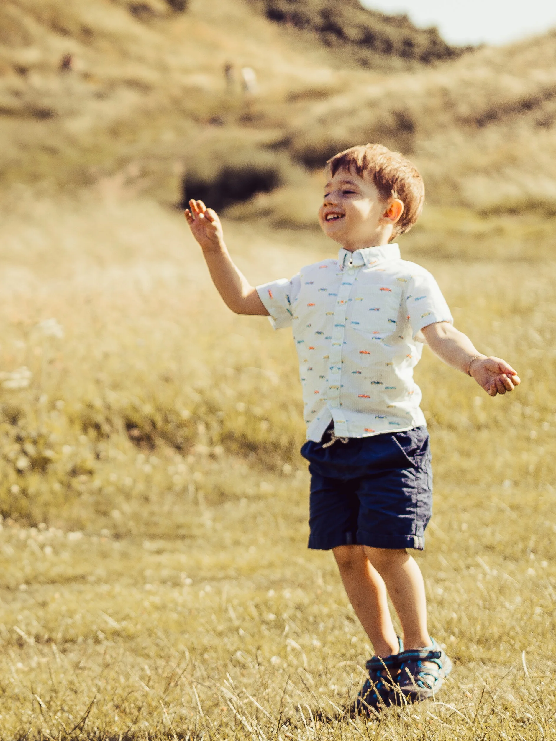 Family photoshoot on Arthur's Seat, Edinburgh