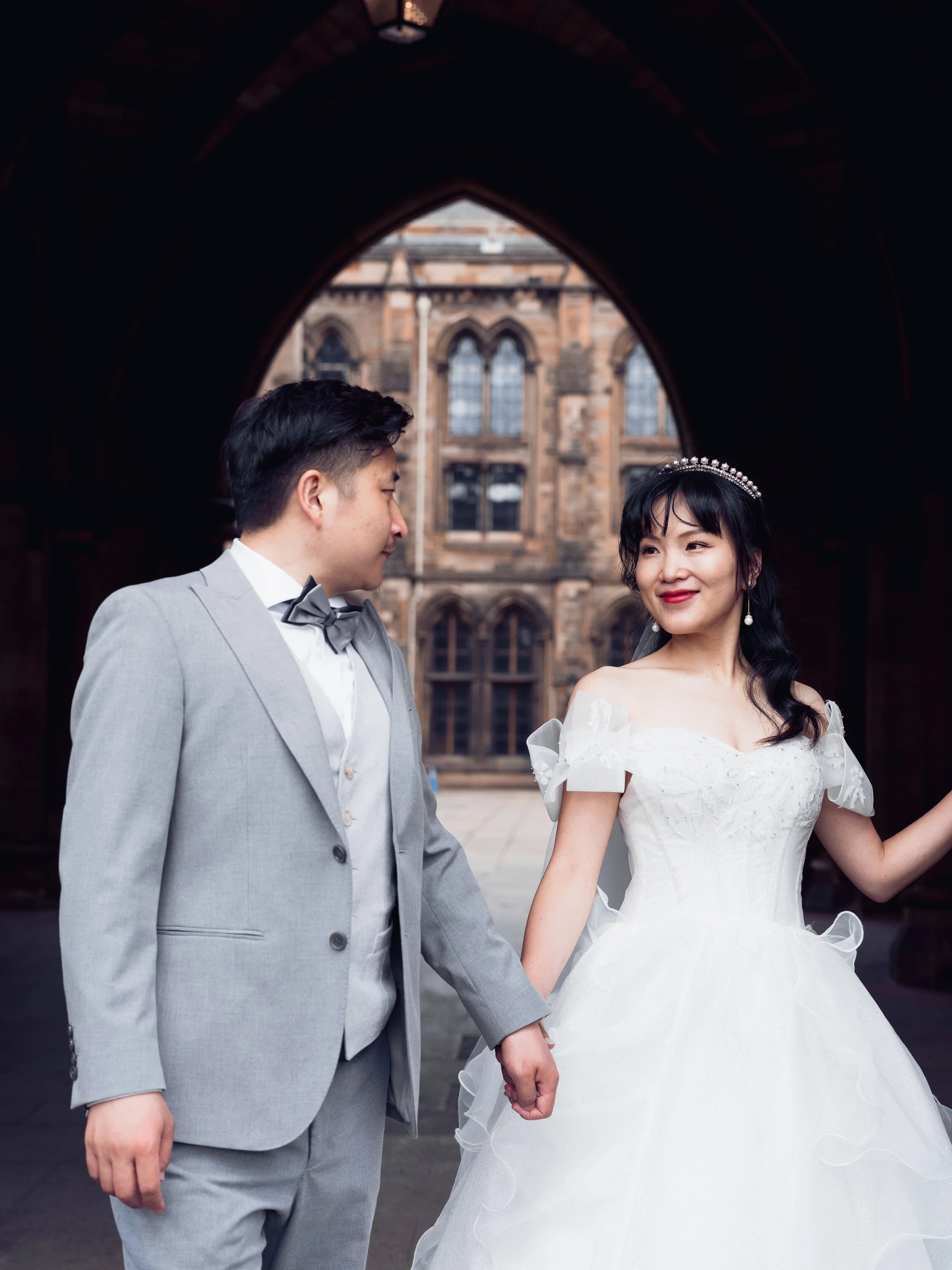 Wedding in Glasgow university