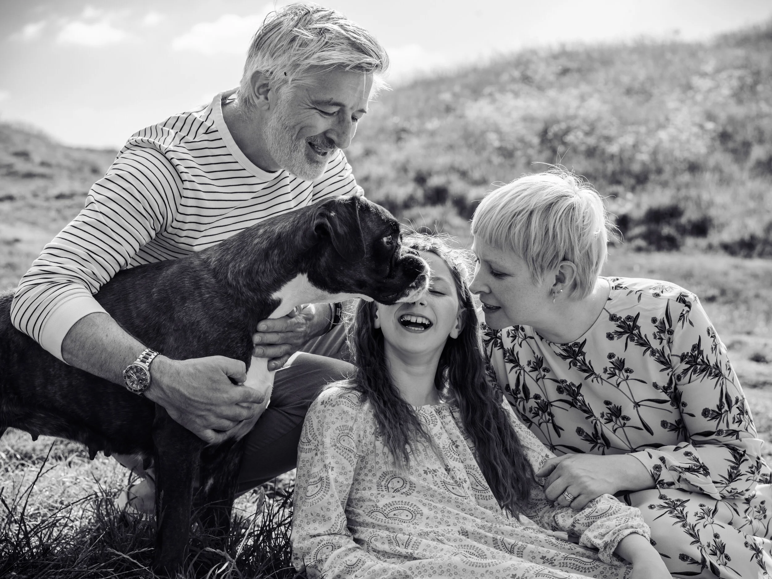 Family photoshoot on Arthur's Seat, Edinburgh