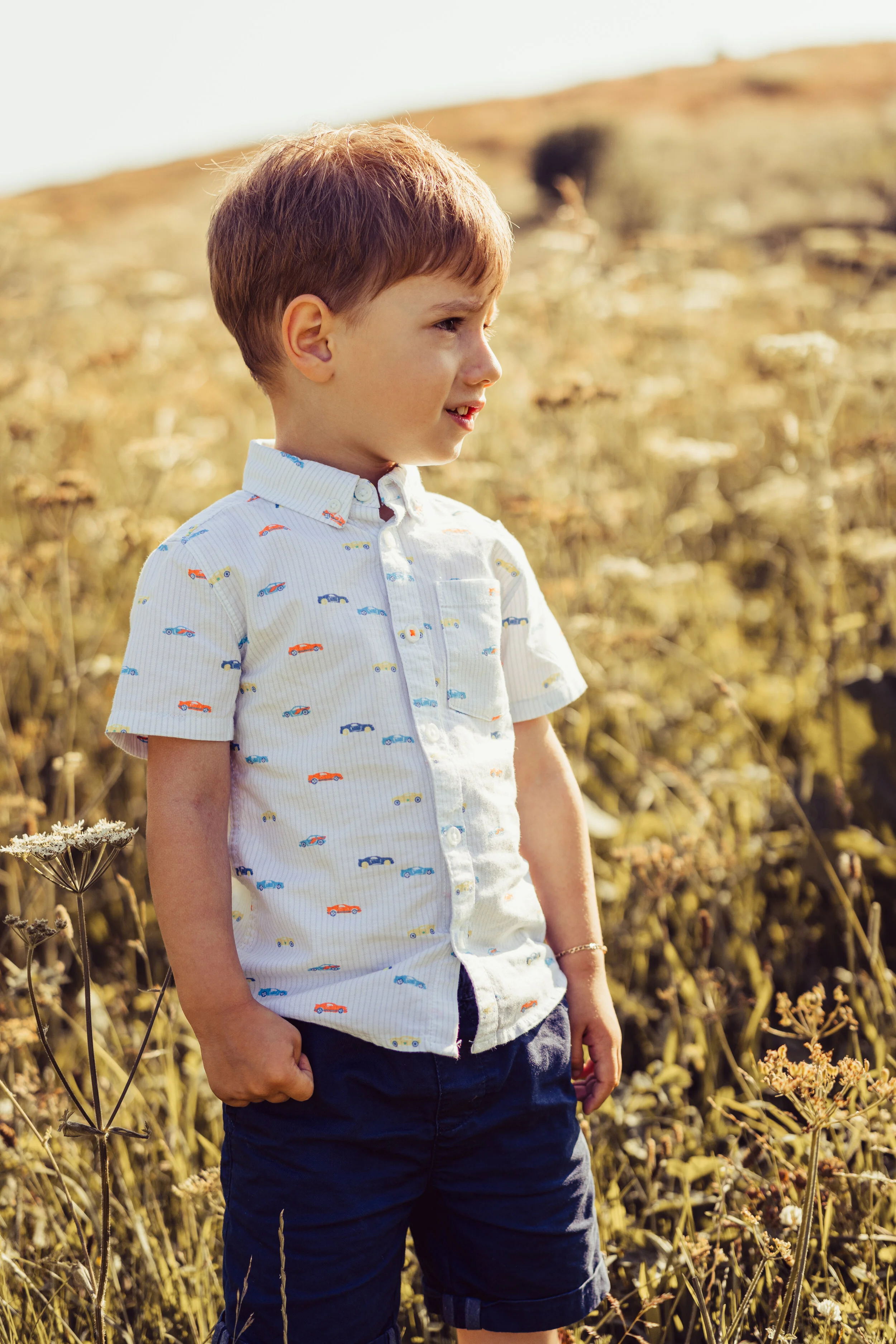 Family photoshoot on Arthur's Seat, Edinburgh