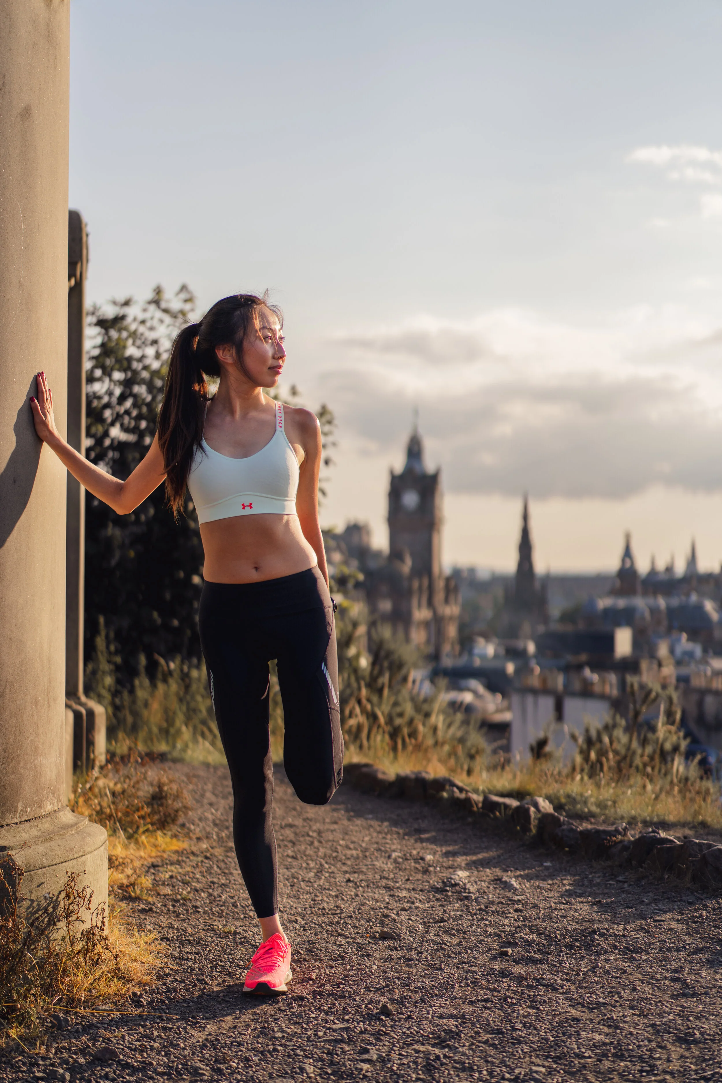 Photoshoot on Calton Hill, Edinburgh