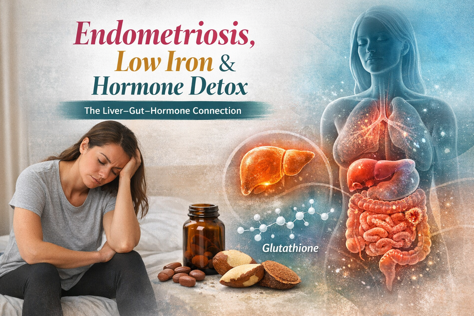 Why Endometriosis, Low Iron, and Hormone Detox Are Connected