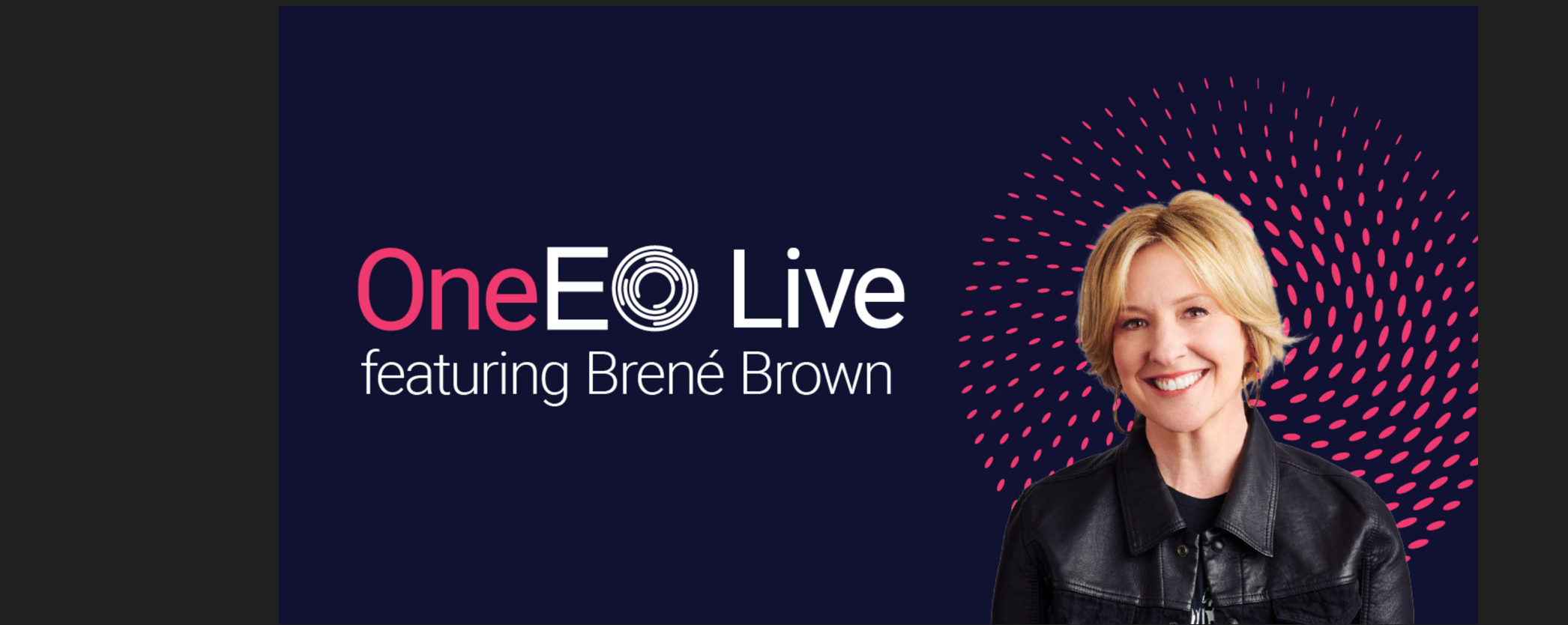 OneEO Live Session mit Brené Brown