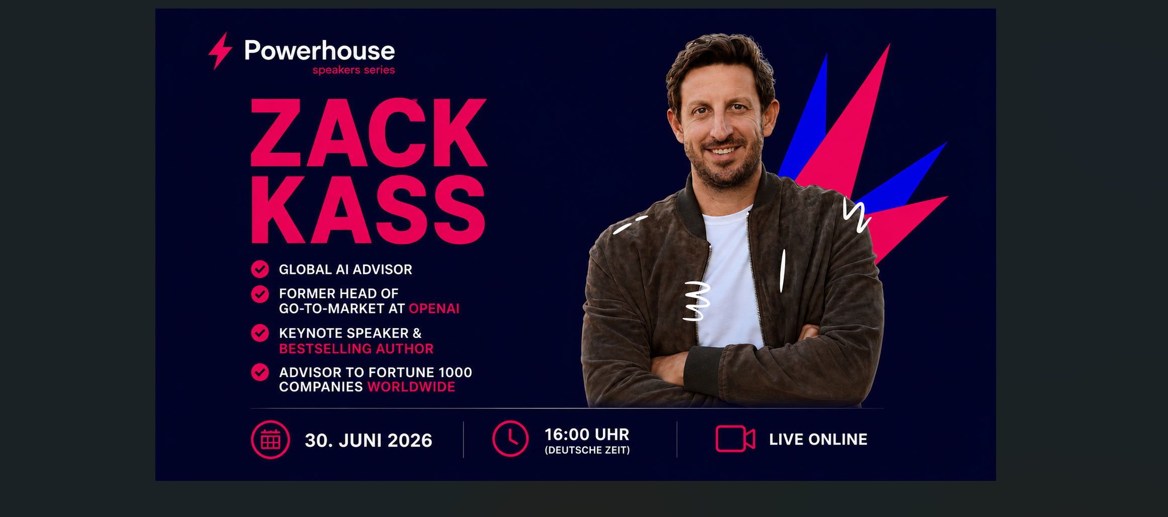 EO Powerhouse Speaker Series mit Zack Kass