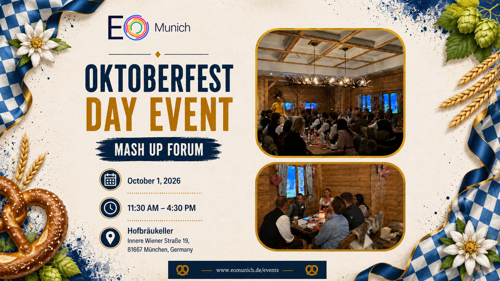 EO Munich: Bavarian MashUp Day - Oktoberfest Day Program ONLY