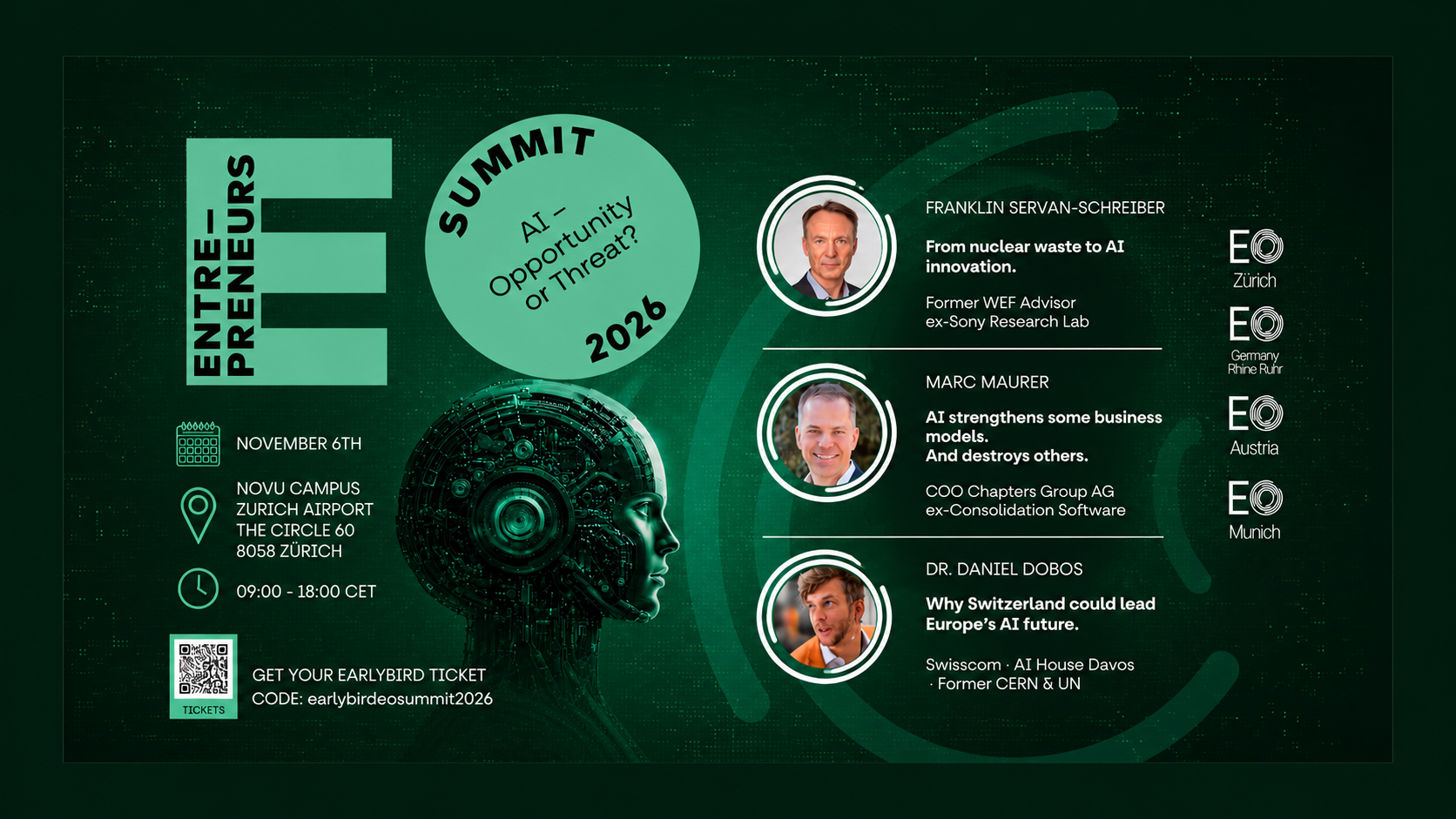 Entrepreneurs Summit 2026 – AI: Opportunity or Threat?