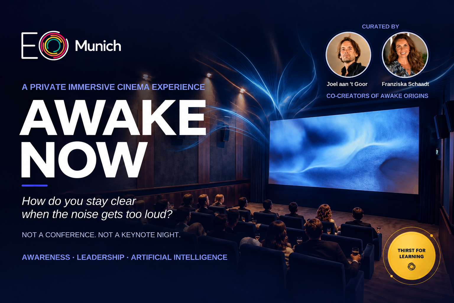 AWAKE NOW · A Private Immersive Cinema Experience