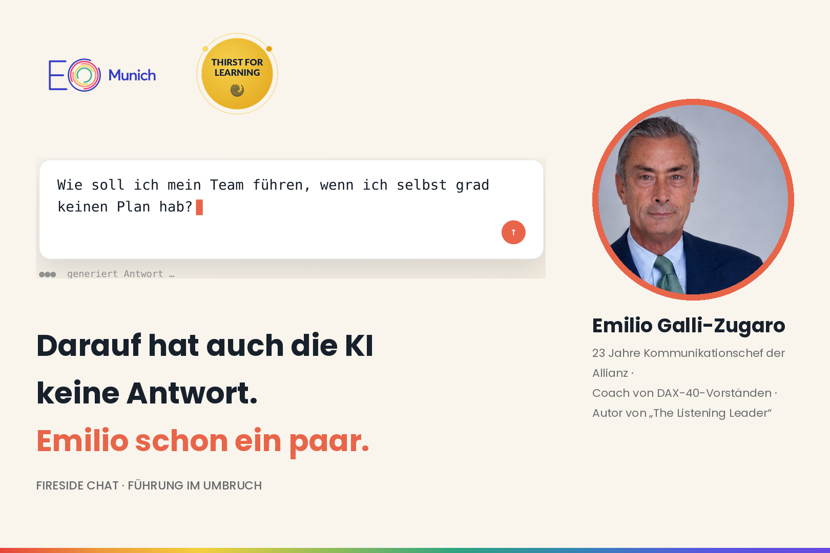 EO Munich: Führung im Umbruch