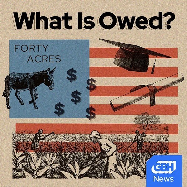 The new &ldquo;What is Owed?&rdquo; podcast on @wgbh / @gbhnews 💯 #blackhistory365 

Hosted by: Saraya Wintersmith
Exec. Editor: Lee Hill
Prod: Jerome Campbell
Composer: @malikmasonwilliams @reelsyncmusic 
@secretsocietyofblackcreatives 

What could