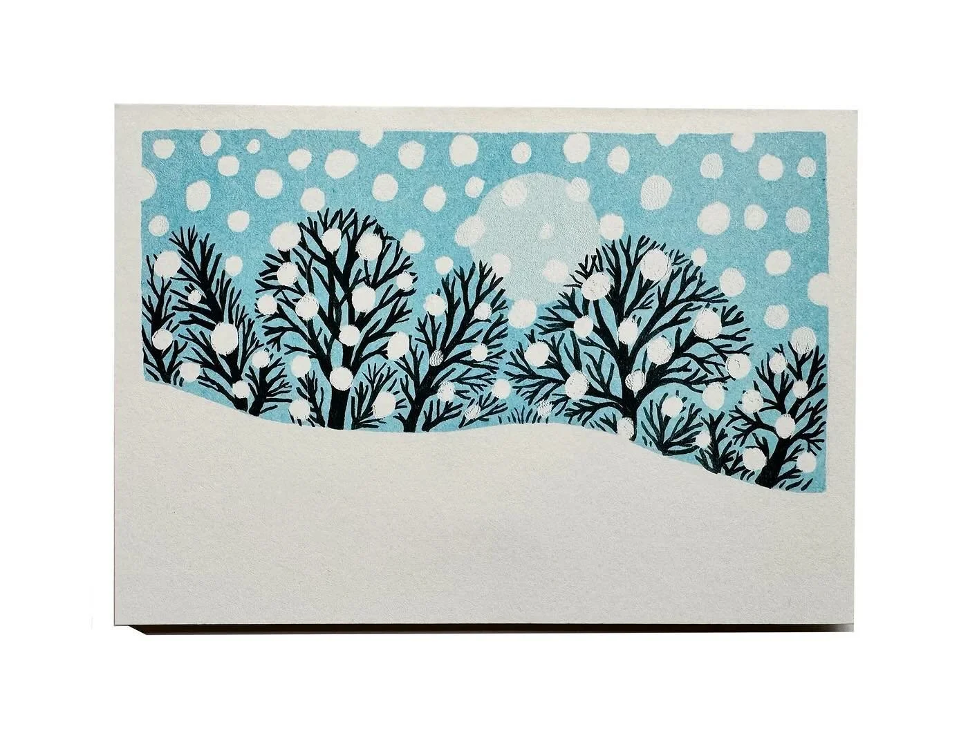 New cards! A bit late but if you&rsquo;d like to buy some they are in my shop or will be for sale @table_market pop up tomorrow. Inspired by the trees I see on the horizon on my way home from my studio every day. Expertly printed by Maria @ceciliepre