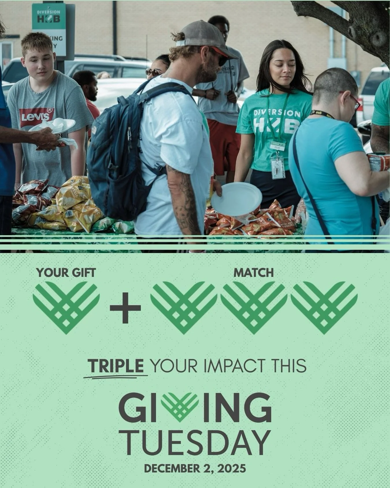 Today&rsquo;s the day! From now until the end of the day, your donation to DHub will be tripled up to $3,000! Stay tuned for special insights into our work and the impact of every dollar on the lives of individuals and families in our community. 

Ch