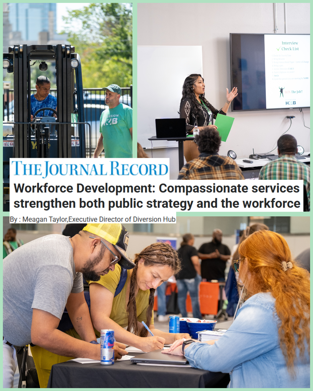 Workforce Development: Compassionate services strengthen both public strategy and the workforce