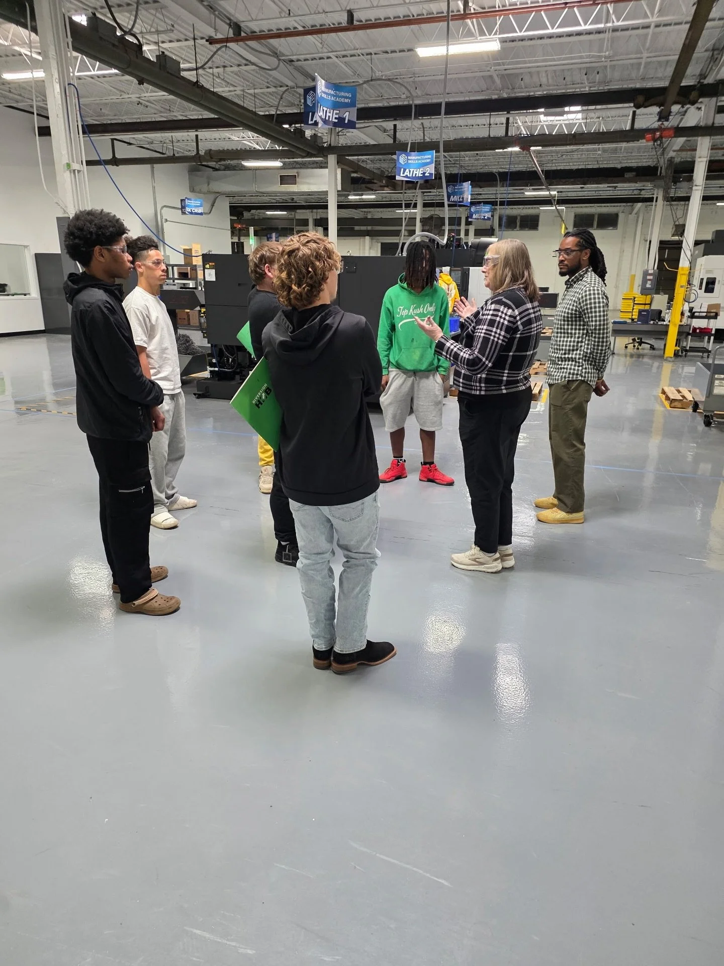 DHub&rsquo;s STAND-UP participants toured the Manufacturing Skills Academy here in OKC and got an up-close look at what a career in manufacturing can look like. MSA offers paid, hands-on training in skilled trades, equipping Oklahomans with the techn
