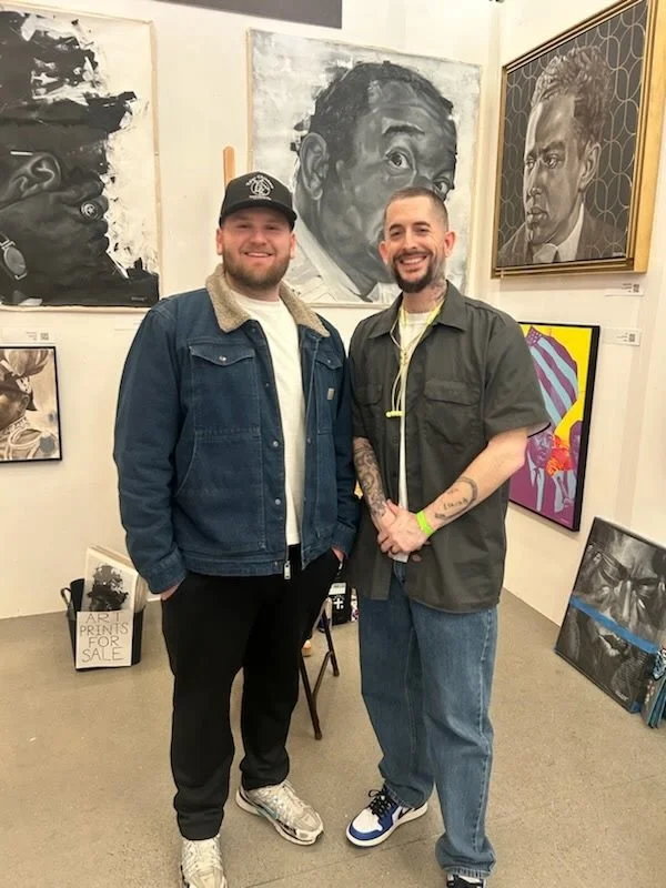 DHub&rsquo;s own Manager of Client Services @brotherjoshuaart showed up and showed out at the Harlem Fine Arts Show last week! We are so proud to have someone as talented and passionate as him on our team! 💚 

#DiversionHub #HarlemFineArtsShow