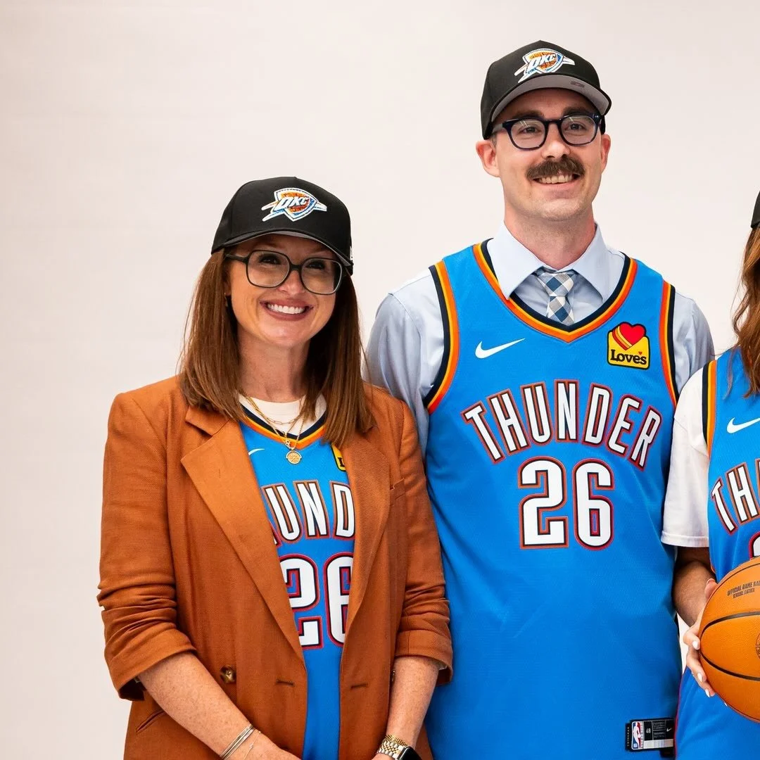 We're proud to share that our CEO, Meagan, was chosen by @okcthunder as a 2026 Community Draft Pick to spotlight DHub's workforce impact, alongside three other amazing community partners (@sidexsideokc, @curbsideokc, @okgoodwill).

It has been an hon