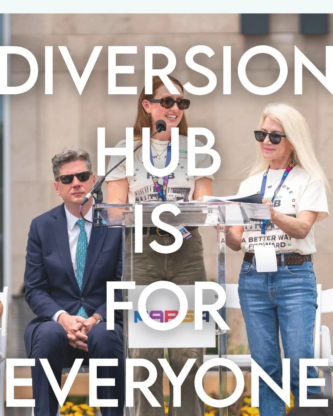 "Diversion Hub is for everyone because every person caught up in the system is our neighbor," Sue Ann Arnall, Founder and Chairperson of our Board, said at our Ribbon Cutting ceremony yesterday. "I know judges who have sent friends to 