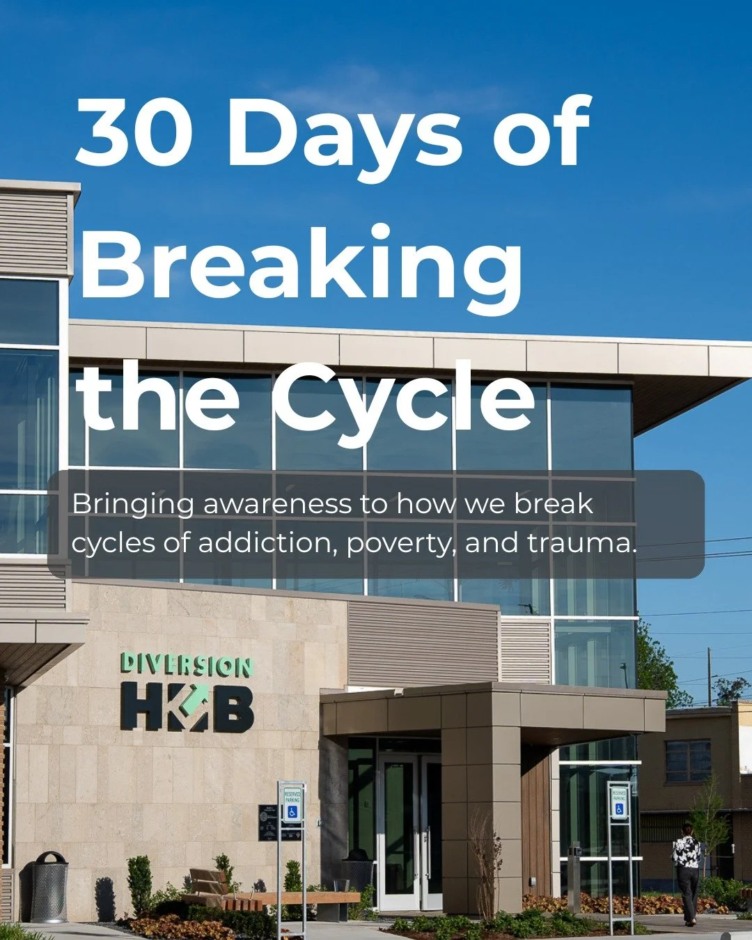 We&rsquo;re jumping into 30 Days of Breaking the Cycle for all of August. 
 
Join us as we share how Diversion Hub is working to break the cycles of poverty and incarceration in our community &ndash; including through our new building at 1200 Linwood