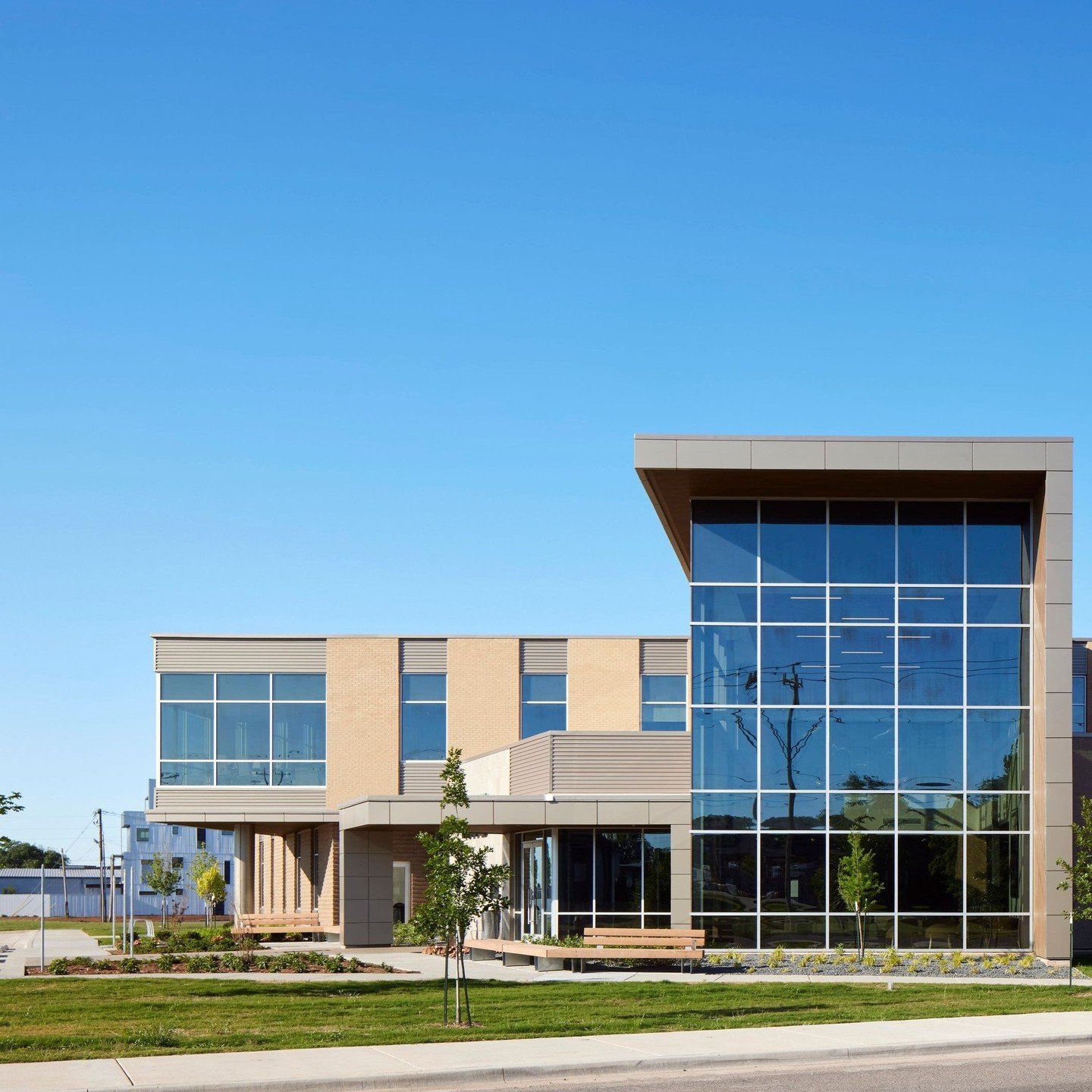 📣We've been nominated - vote now to help us win! 📣

Our beautiful new facility, constructed as part of @maps4okc, has been nominated for the American Institute of Architects (@aianational) Central Oklahoma People's Choice Awards in the Large Archit
