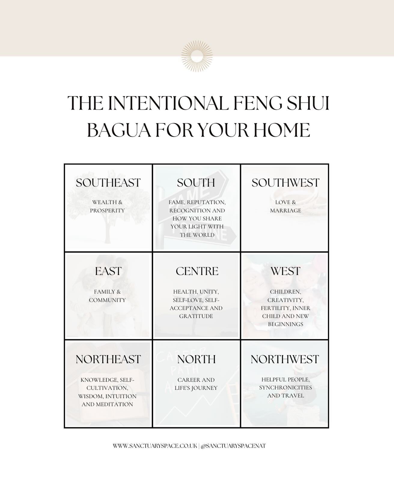 This is the quickest way to get started with Feng Shui 👆🏻

The 9-grid Bagua system has been used for thousands of years by Feng Shui experts to help people magnetise their goals and it's pretty simple to get started with.

All you have to do is ste