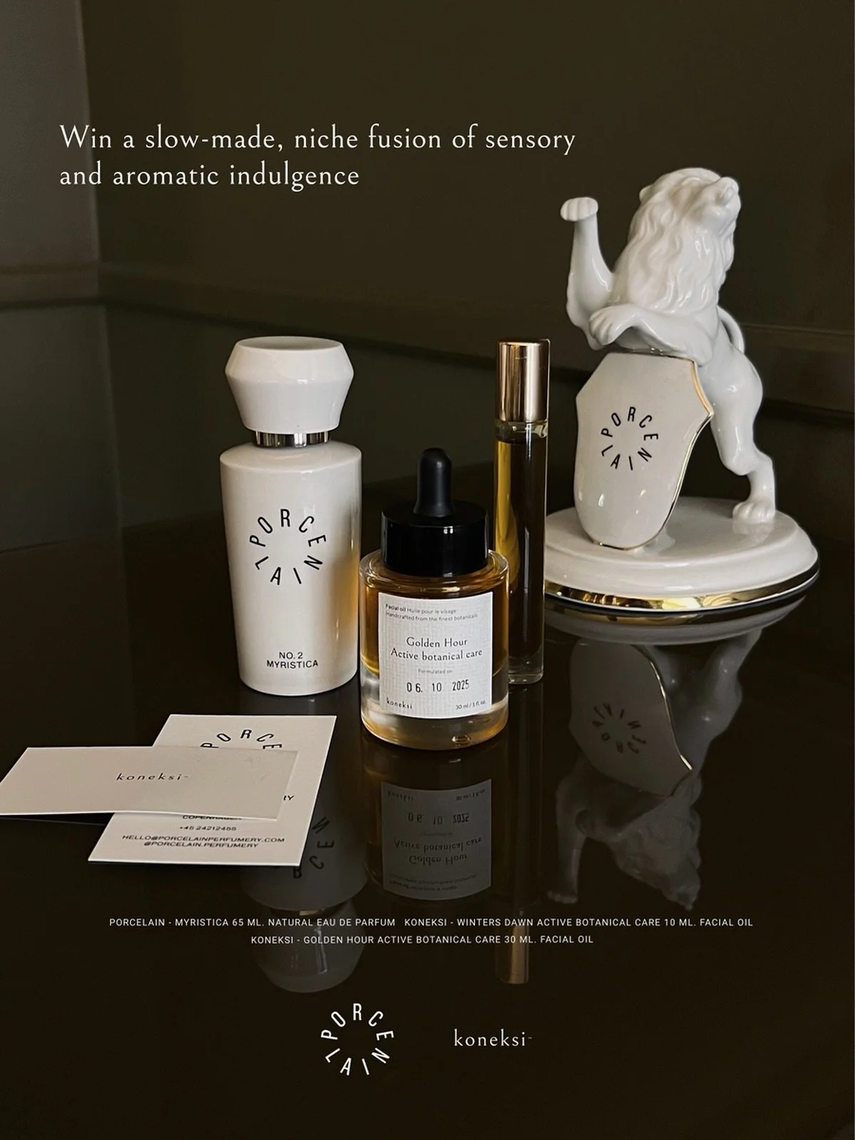 GIVEAWAY 🌬️

As we prepare for an exciting pop-up collaboration in the new year (more soon!), we&rsquo;re now giving you the chance to win a preview of our news and classics to be experienced at the event. A natural botanical pairing of eau du parfu