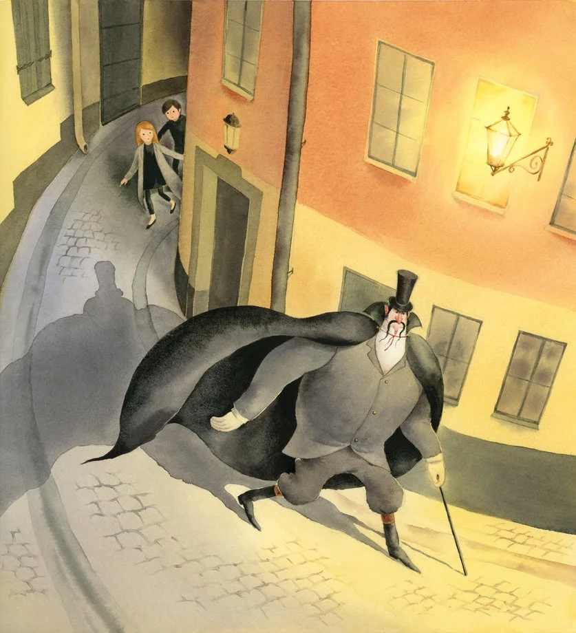 Illustration from the book Cirkusvår, written by Mårten Sandén and published by Rabén & Sjögren publishing house, Sweden 2026. Watercolor on paper.