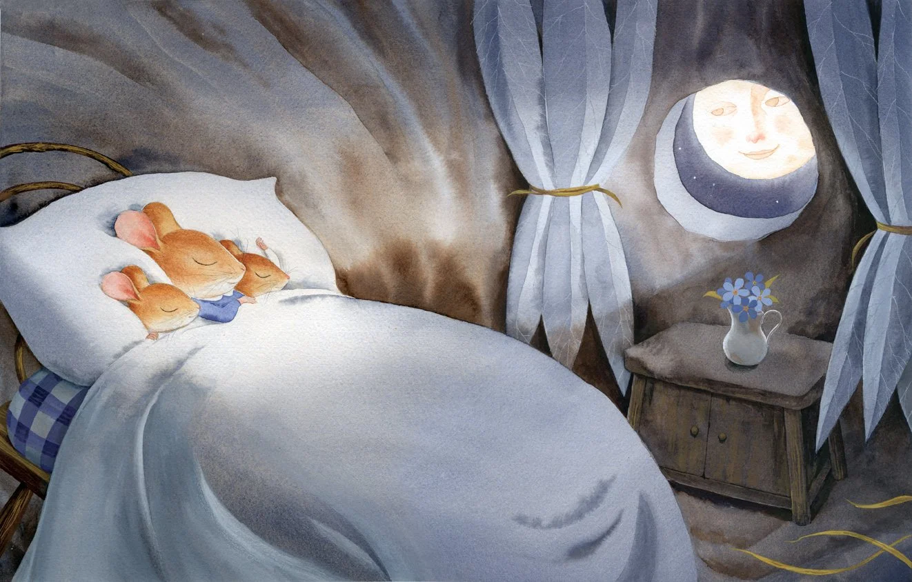 Illustration from the picture book written by Igor Plohl, published by Pivec publishing house, Slovenia 2026. Watercolor on paper.