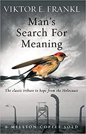 book cover of mans search for meaning by Viktor Frankl