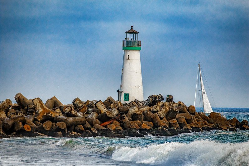 Santa Cruz Harbor Walton Lighthouse