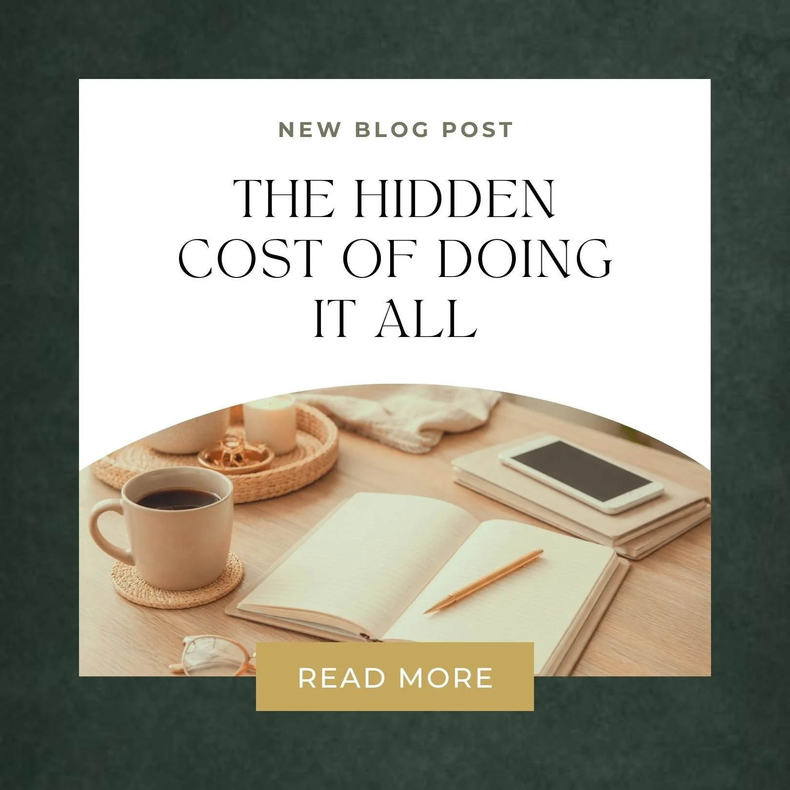 The Hidden Cost of Doing it All