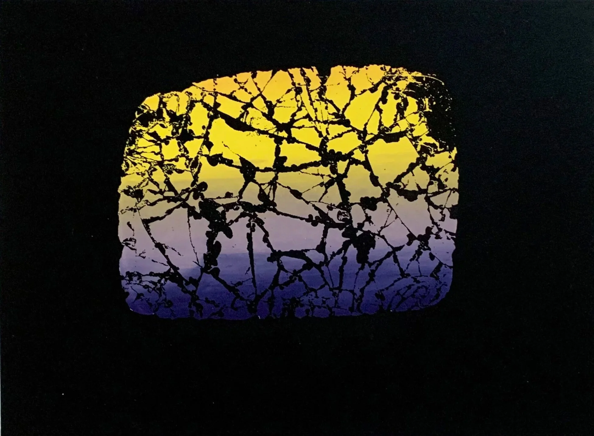 Shattered View (2021)
Screenprint on paper (varied edition, 5/5)
Image: 25.5 x 33.5 cm