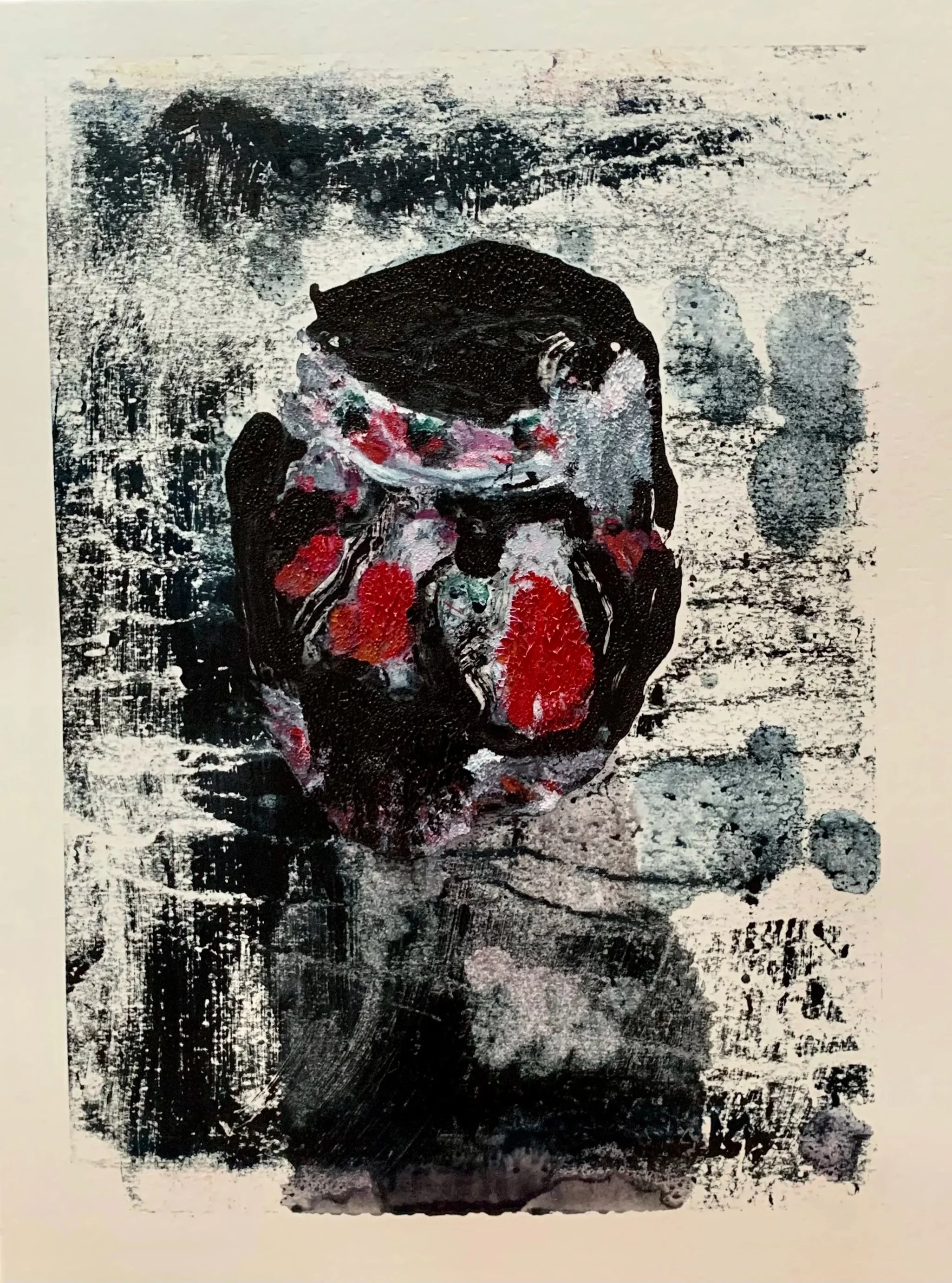 Ukrainian Blood VI (2022)
Ink monotype on paper
43 x 33 cm